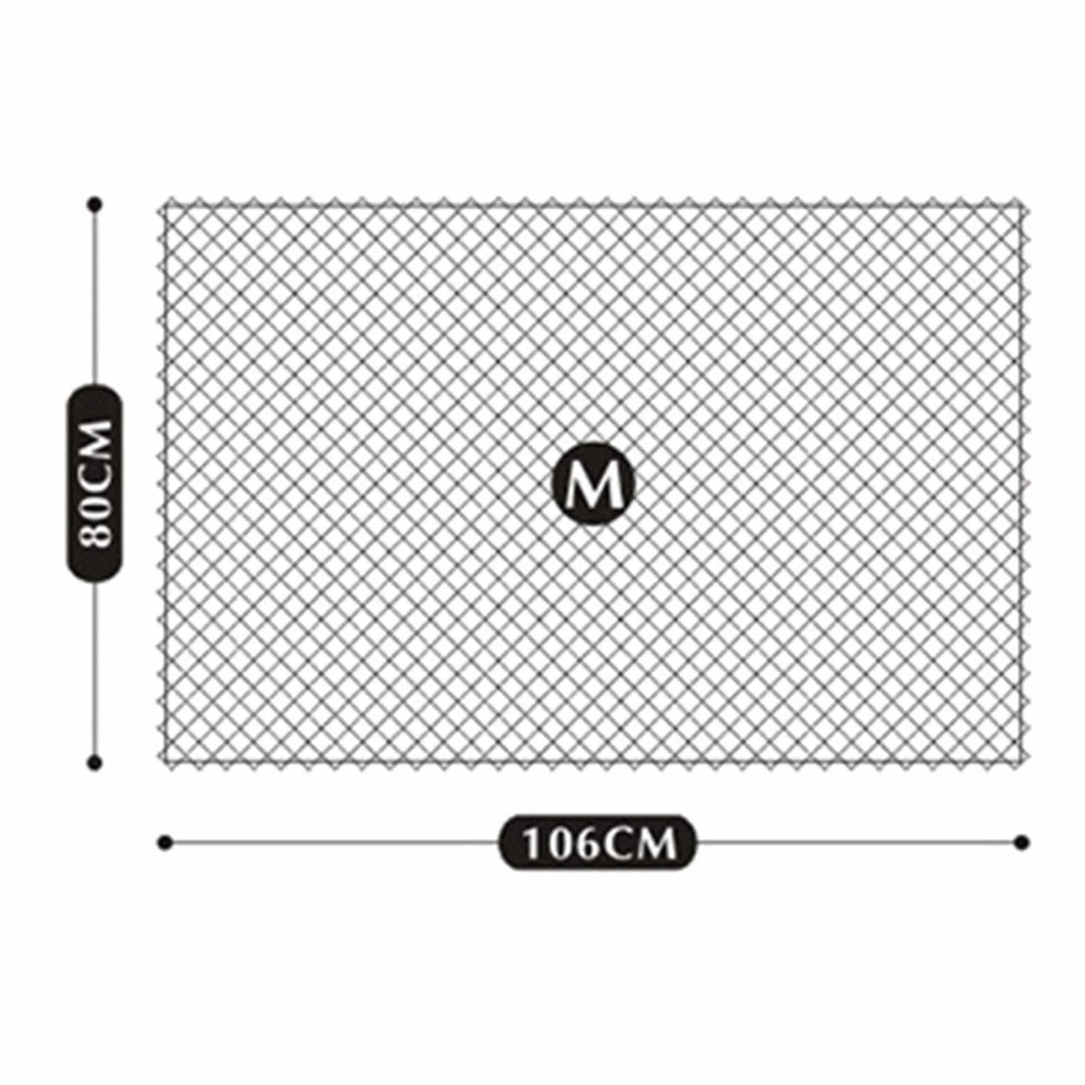 Filet de Tamis d'Aquarium 80x106cm avec Pince en Aluminium, Couvercle Anti-Saut