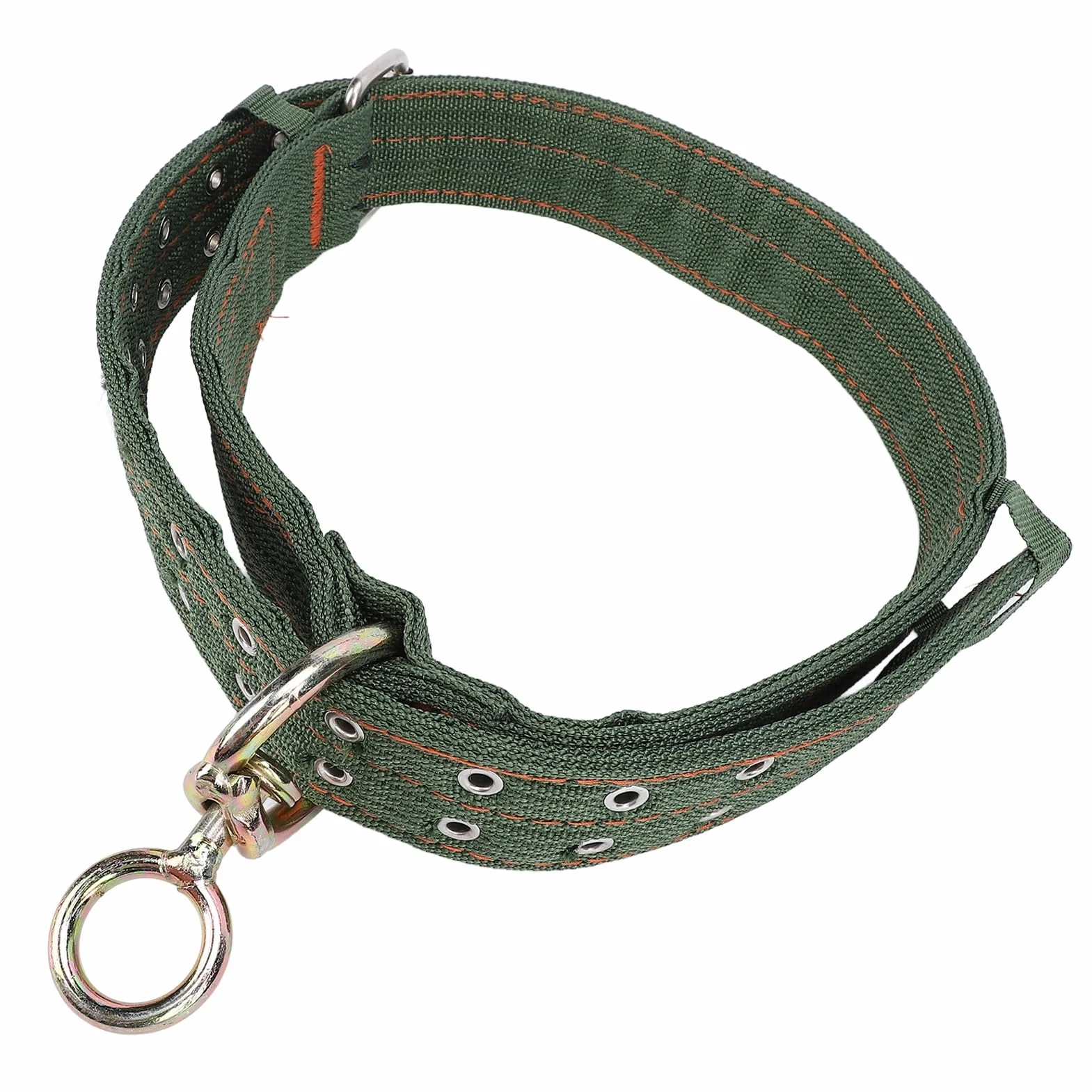 Collier pour bovins en Nylon épais avec Boucle en métal et chaîne de Traction pour Chevaux, Chiens et Animaux de Ferme (Taille Moyenne)