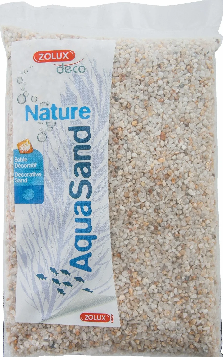 Zolux Gravier Naturel pour Aquarium Quartz Blanc de 1 à 3 mm de Granulométrie 1 kg