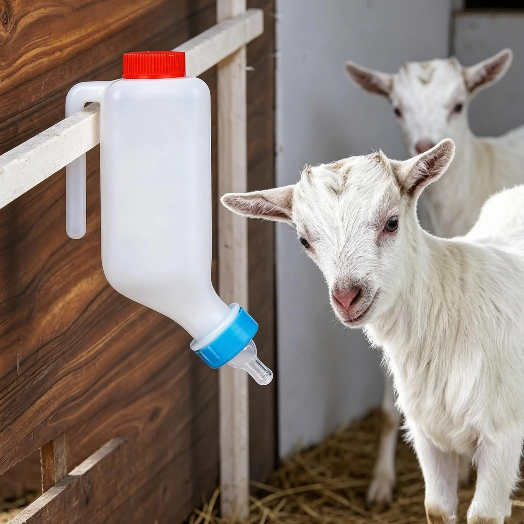 MEISO Bouteille d'alimentation d'agneau 500 ML, Biberon d'agneau & Chèvre, Système de Boisson Suspendue