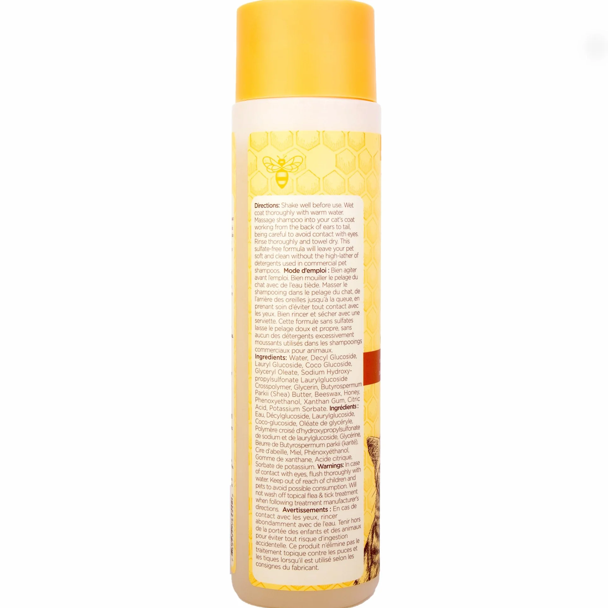 Burt's Bees Shampooing hypoallergénique pour chat Soin naturel