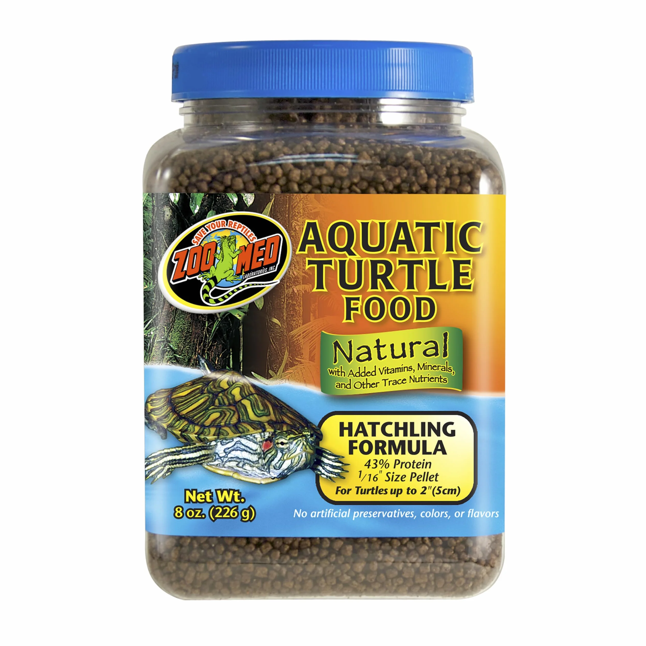 Zoo Med Hatchling Formula Nourriture Naturel pour Tortue Aquatique 226 g