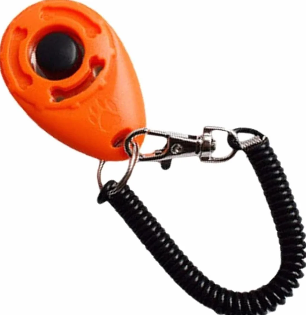 PULABO Clicker d'entraînement avec dragonne pour Chien Chat Cheval utile