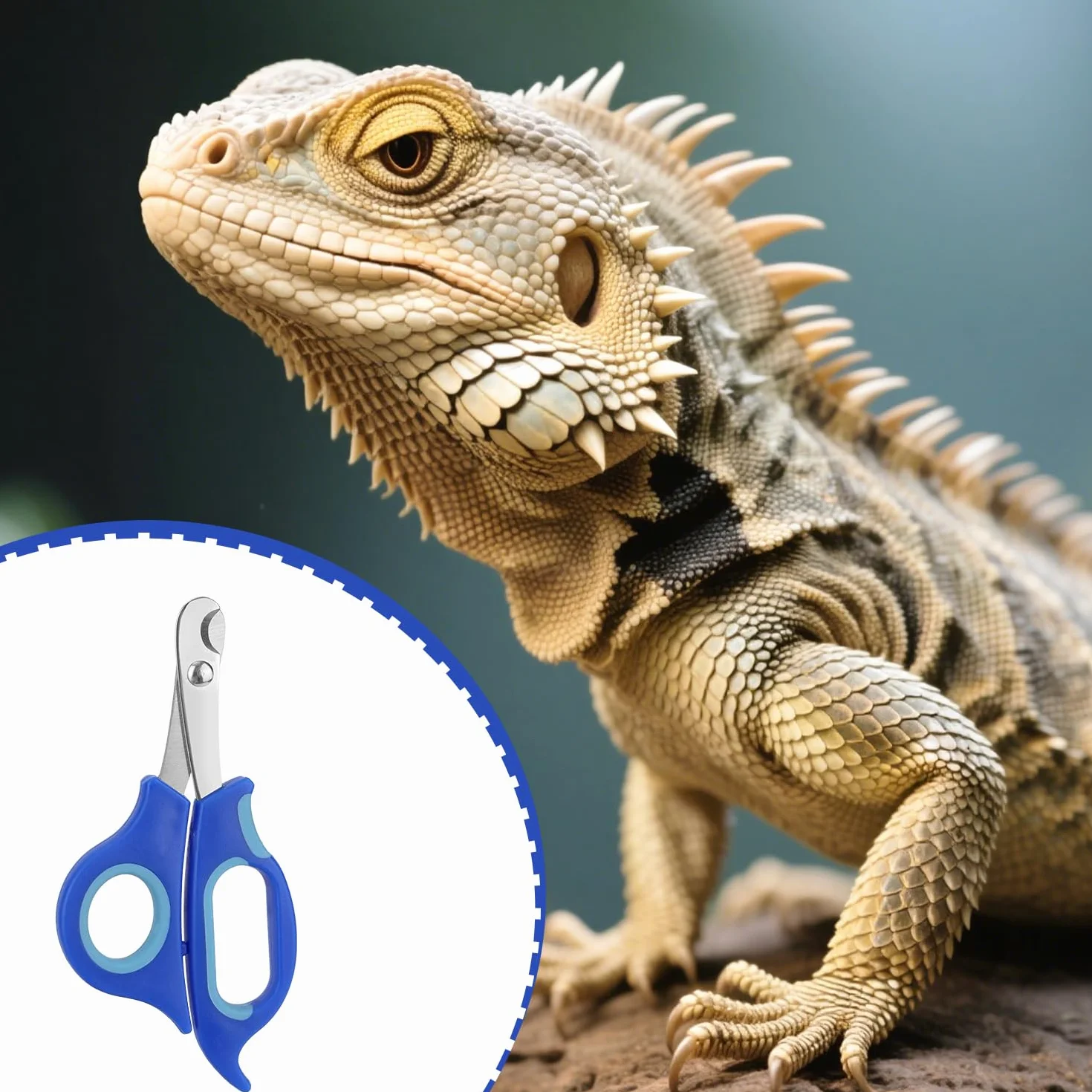Coupe-Ongles pour Dragon Barbu en Acier Inoxydable Professionnel Reptiles