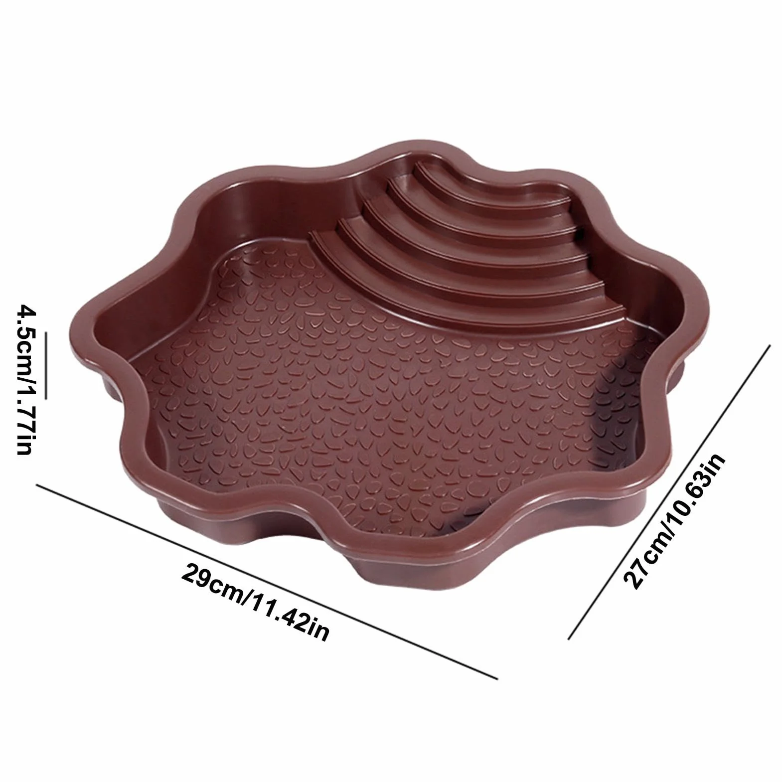 Piscine de baignade pour reptiles avec échelle | Accessoires habitat pour salamandre, dragon barbu, lézard
