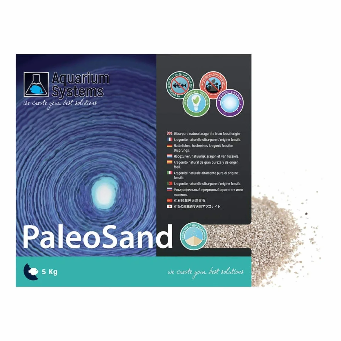 Aquarium Systems PaleoSand Sable Fin Aquariophilie 5 kg