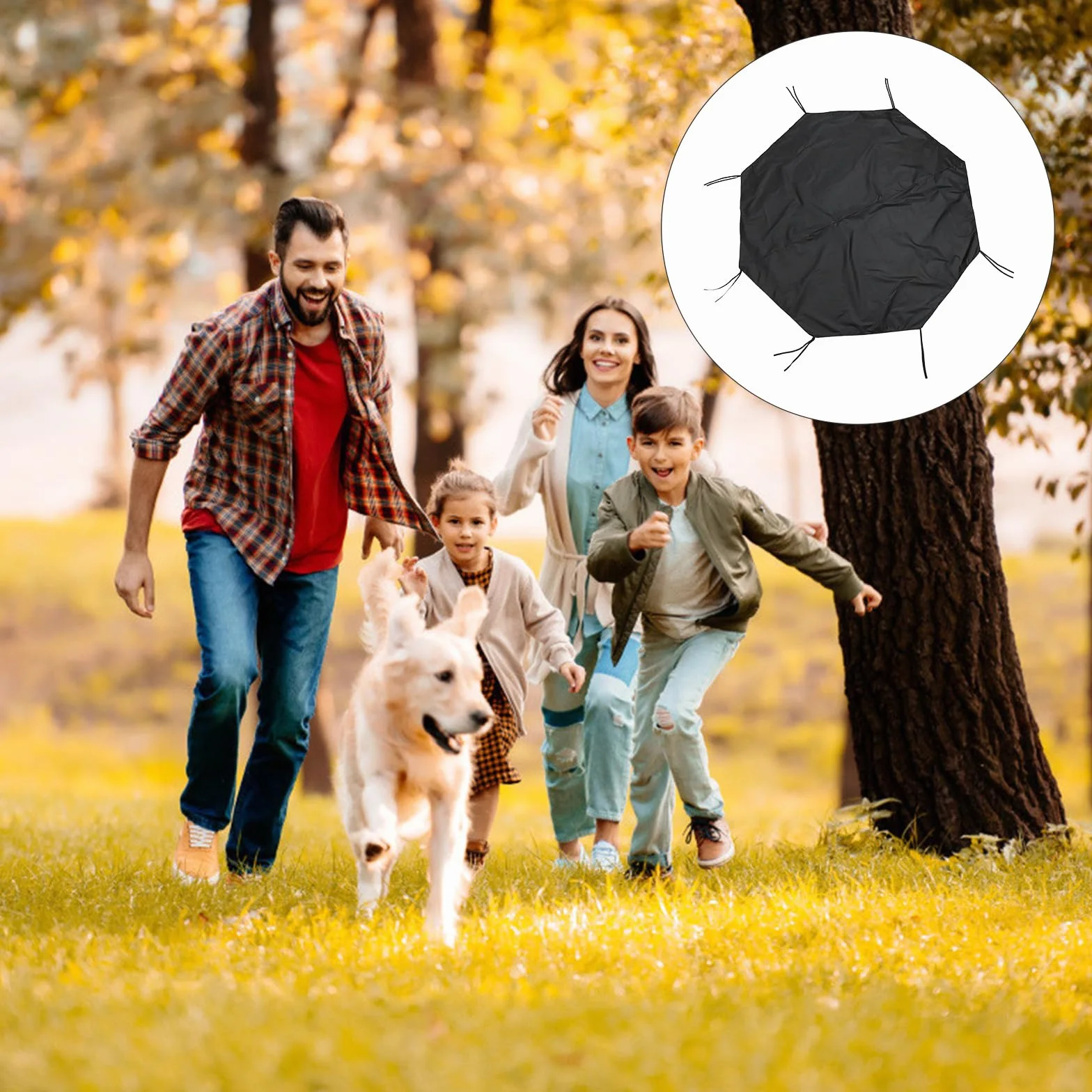 Housse en Tissu Oxford 210d Imperméable Anti-UV pour Parc à Chiens Extérieur