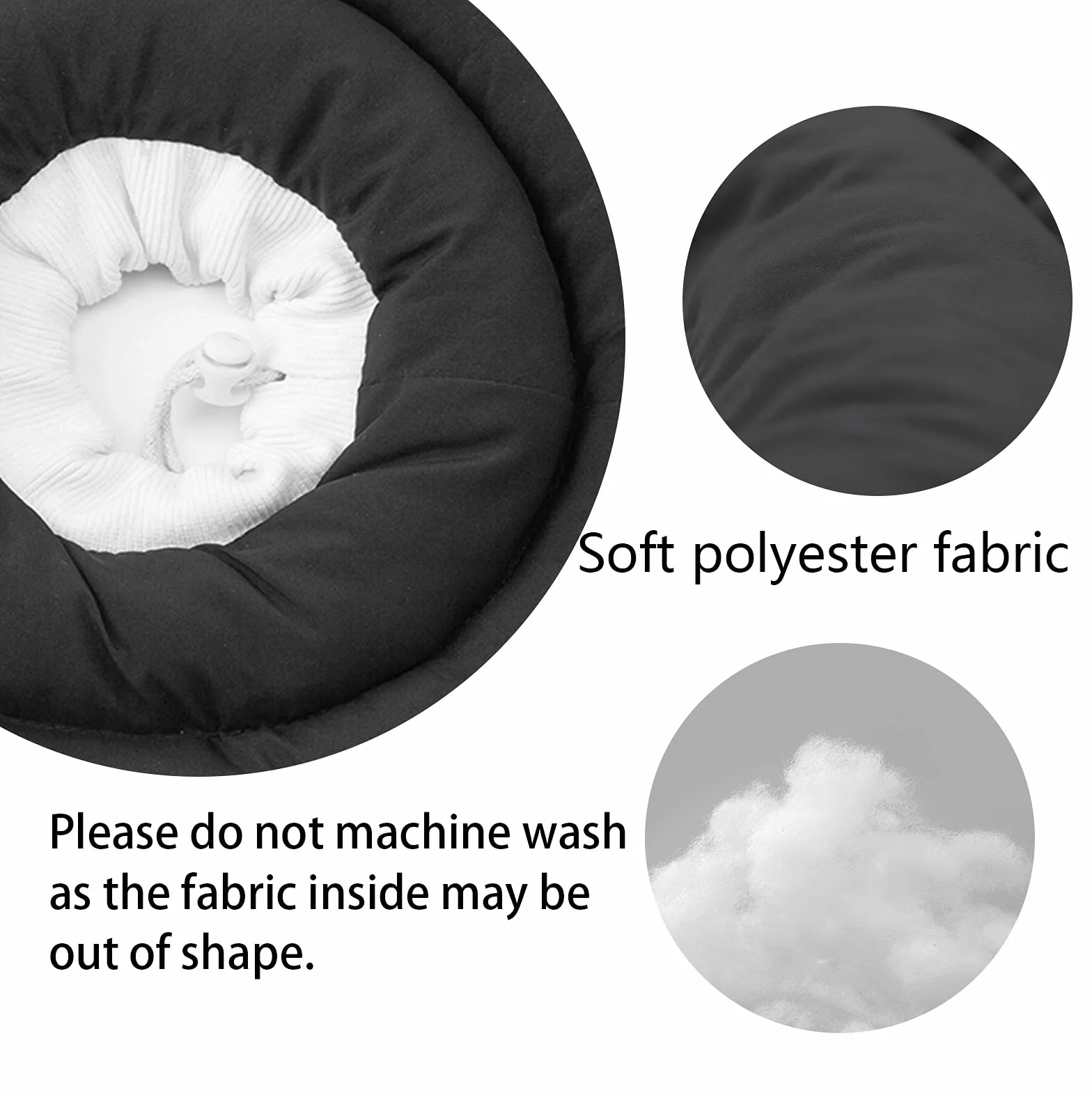 OHCOZZY Collerette pour Chat Réglable Anti-Léchage Chirurgie Noir M
