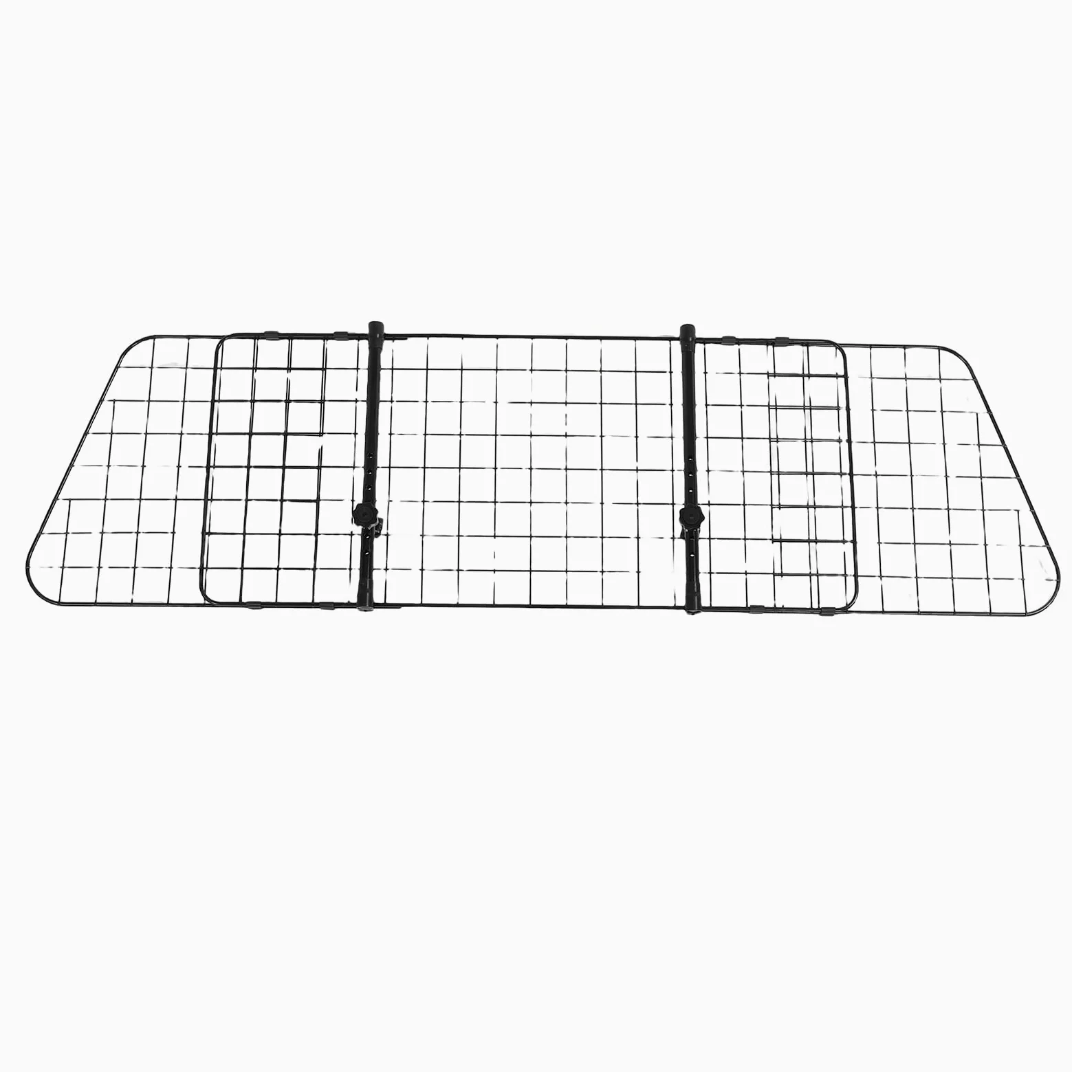 Barrière de Voiture pour Chien Réglable en Haute densité Noire pour SUV, Camions et Berlines, Solution D'isolation pour Animaux de Compagnie pour Un Voyage en Toute sécurité