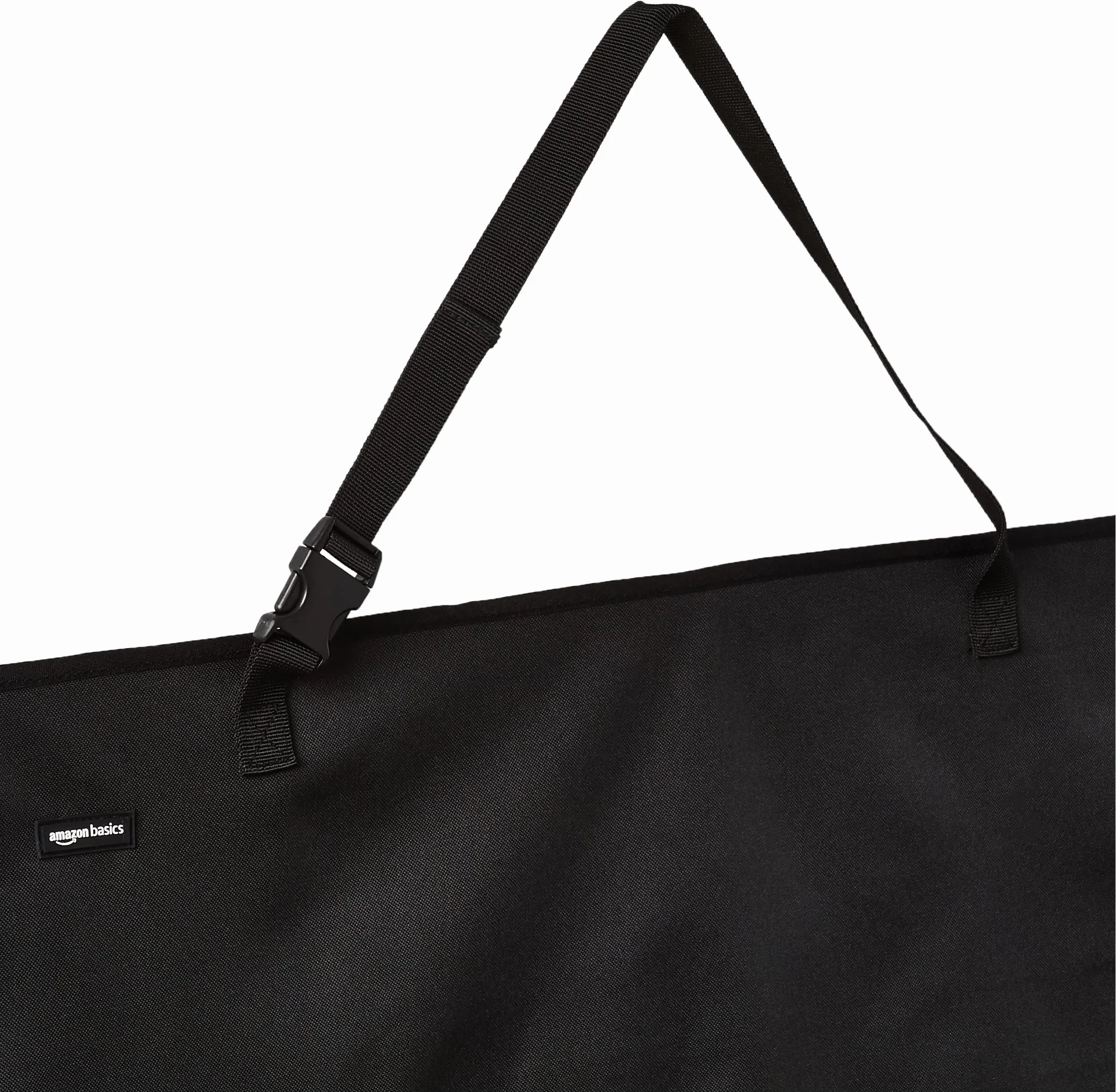 Amazon Basics Housse de protection de banquette arrière de type banc pour animaux domestiques, 119 x 142 cm, Noir