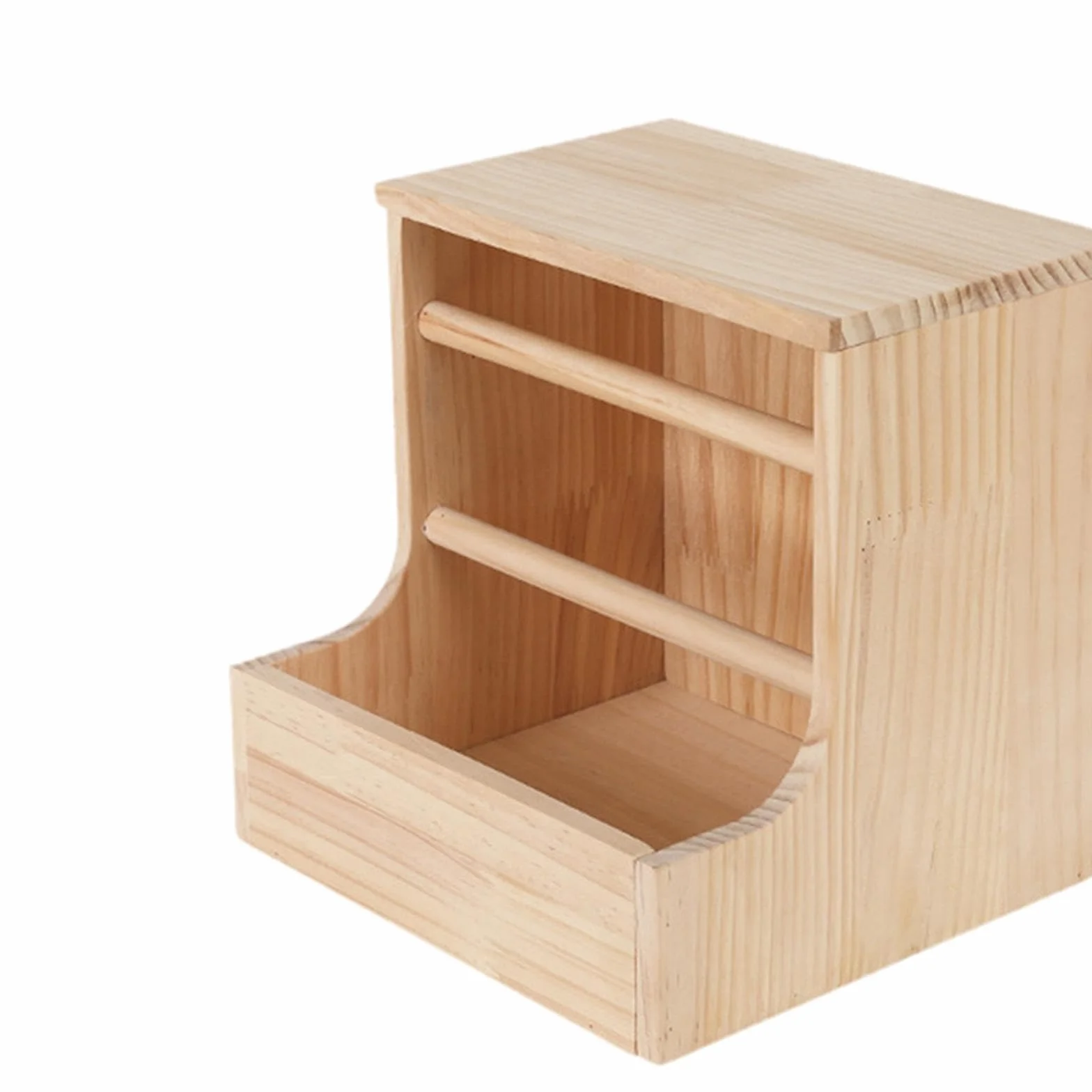 MagiDeal Mangeoire à Foin en Bois pour Lapins, Râtelier à Foin 20x10x20cm