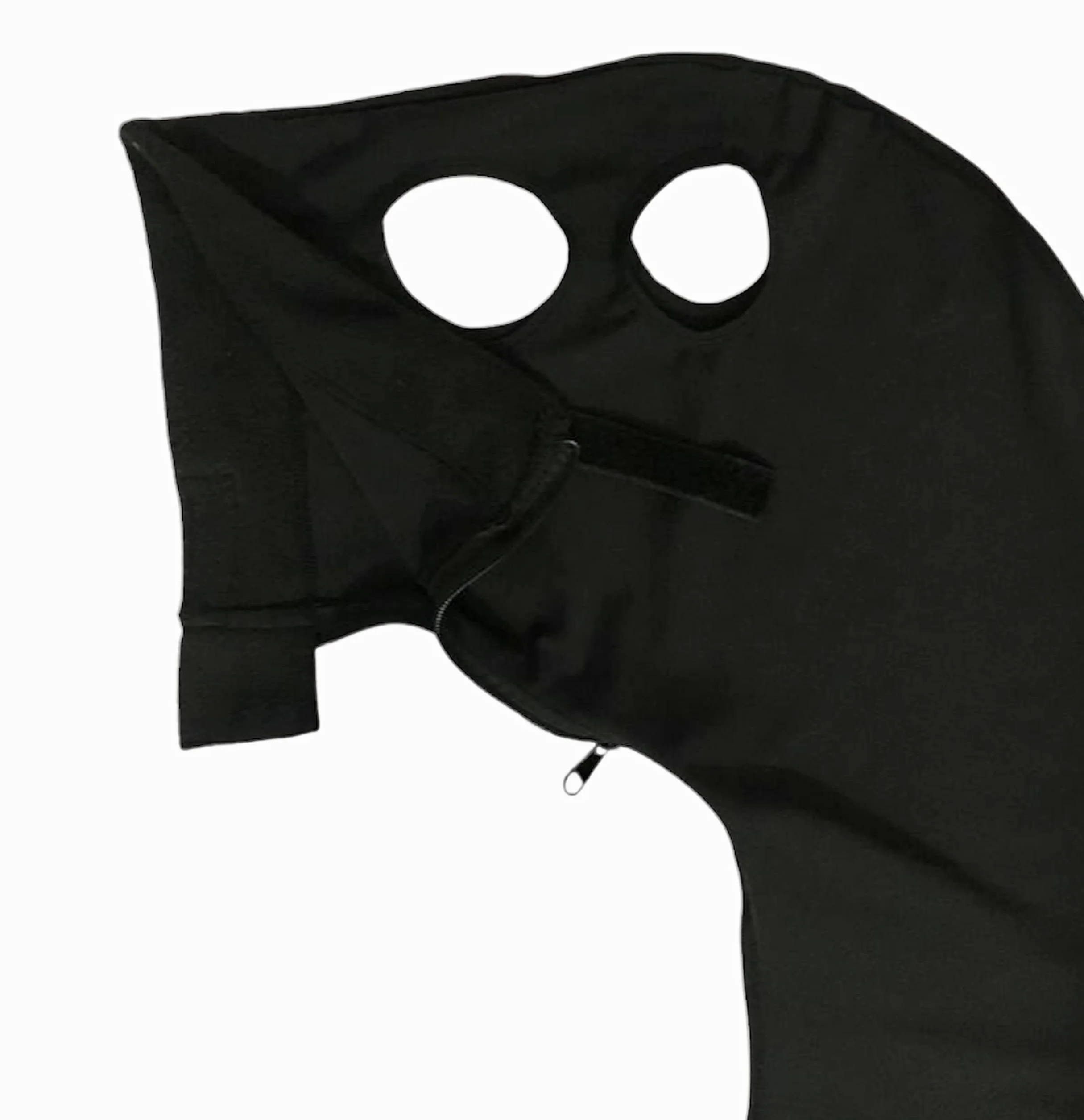 Majestic Ally Cagoule Cheval Lycra Extensible Fermeture Éclair