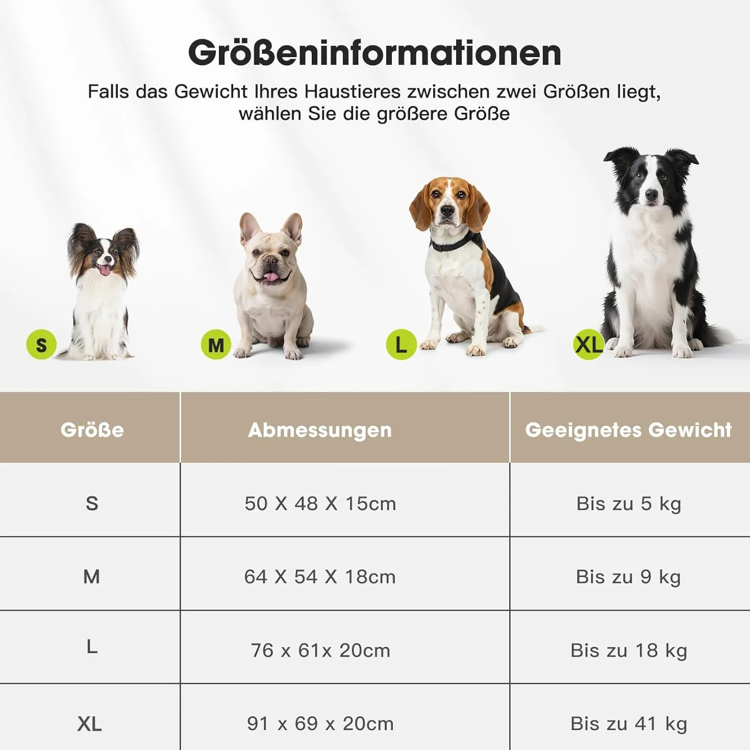 Panier pour Chien Lavable Déhoussable Imperméable 51 x 48 x 15 cm
