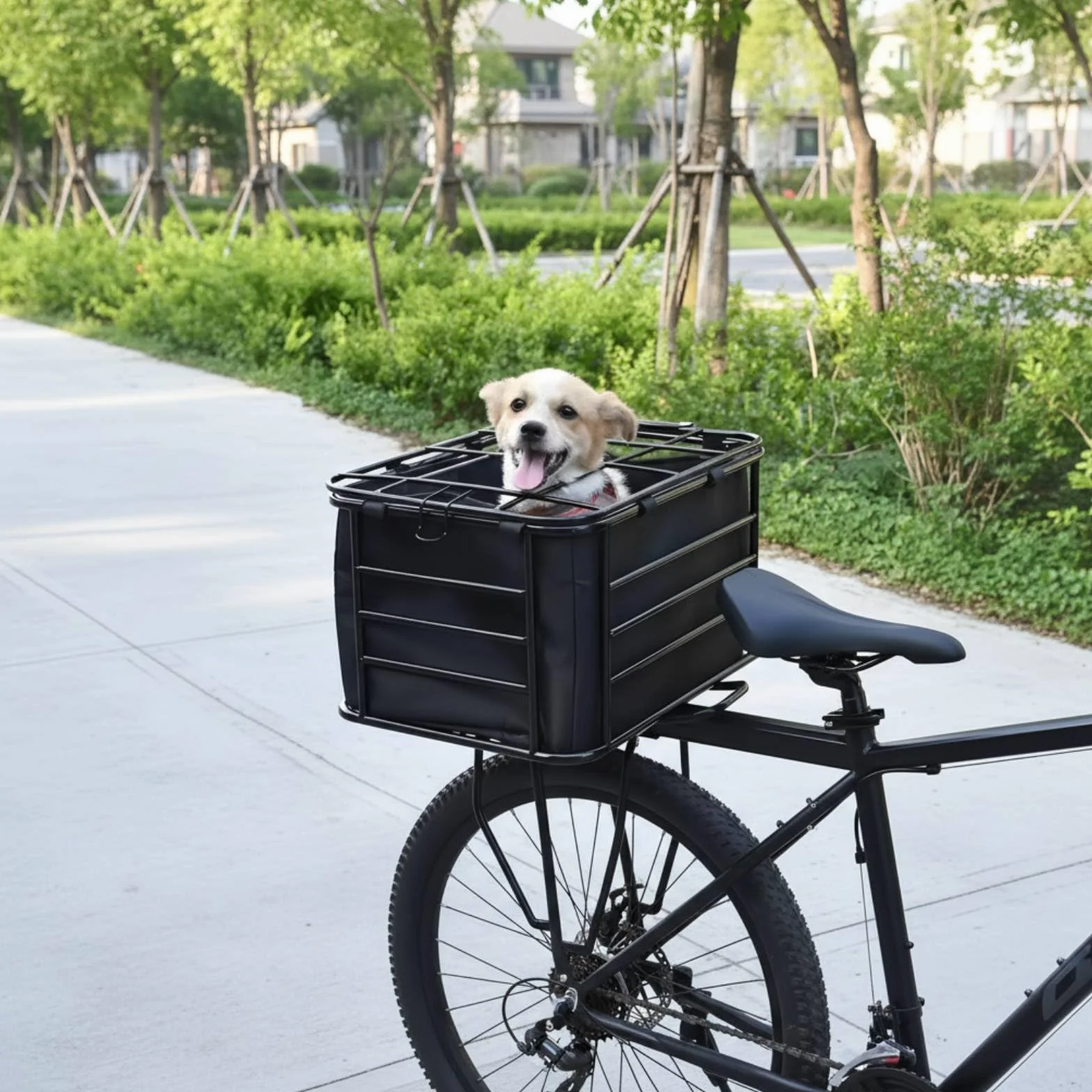 Panier pour Chien de Vélo Universel Panier de Transport pour Animaux de Compagnie Robuste et Stable