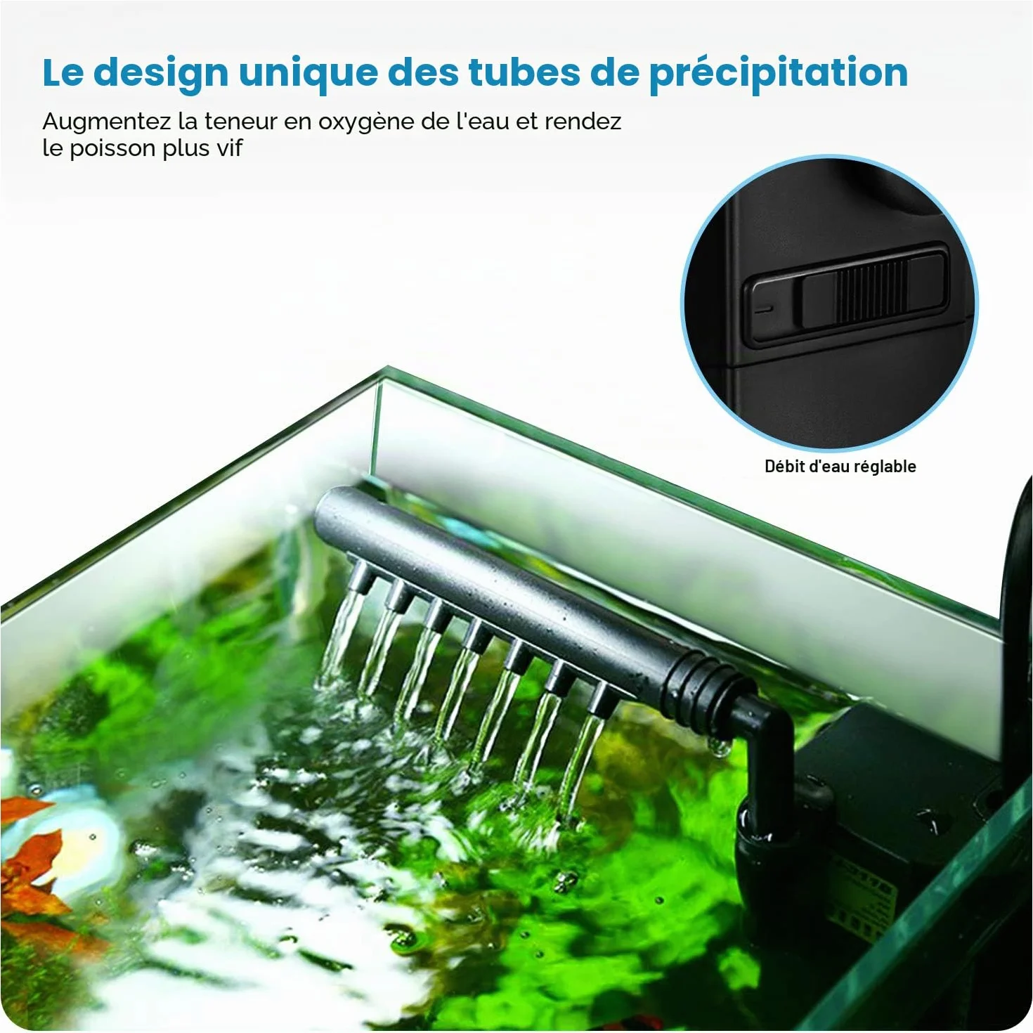 Forever Speed Pompe d'aquarium Filtre interne 6W 450 L/H