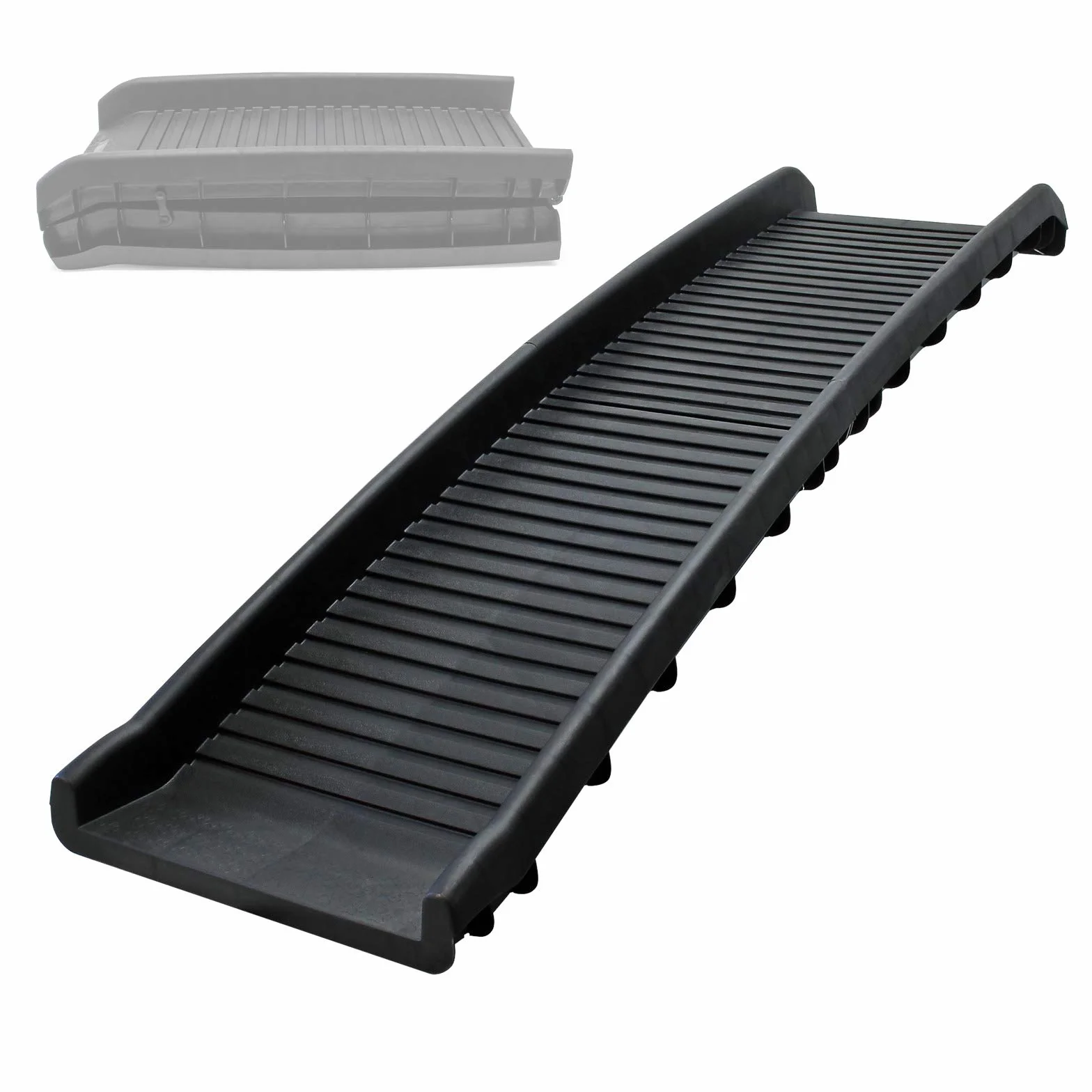 Wiltec Rampe d'accès pour Chien 1560 x 400 x 100 mm 90 kg Pliable Plastique Antidérapante