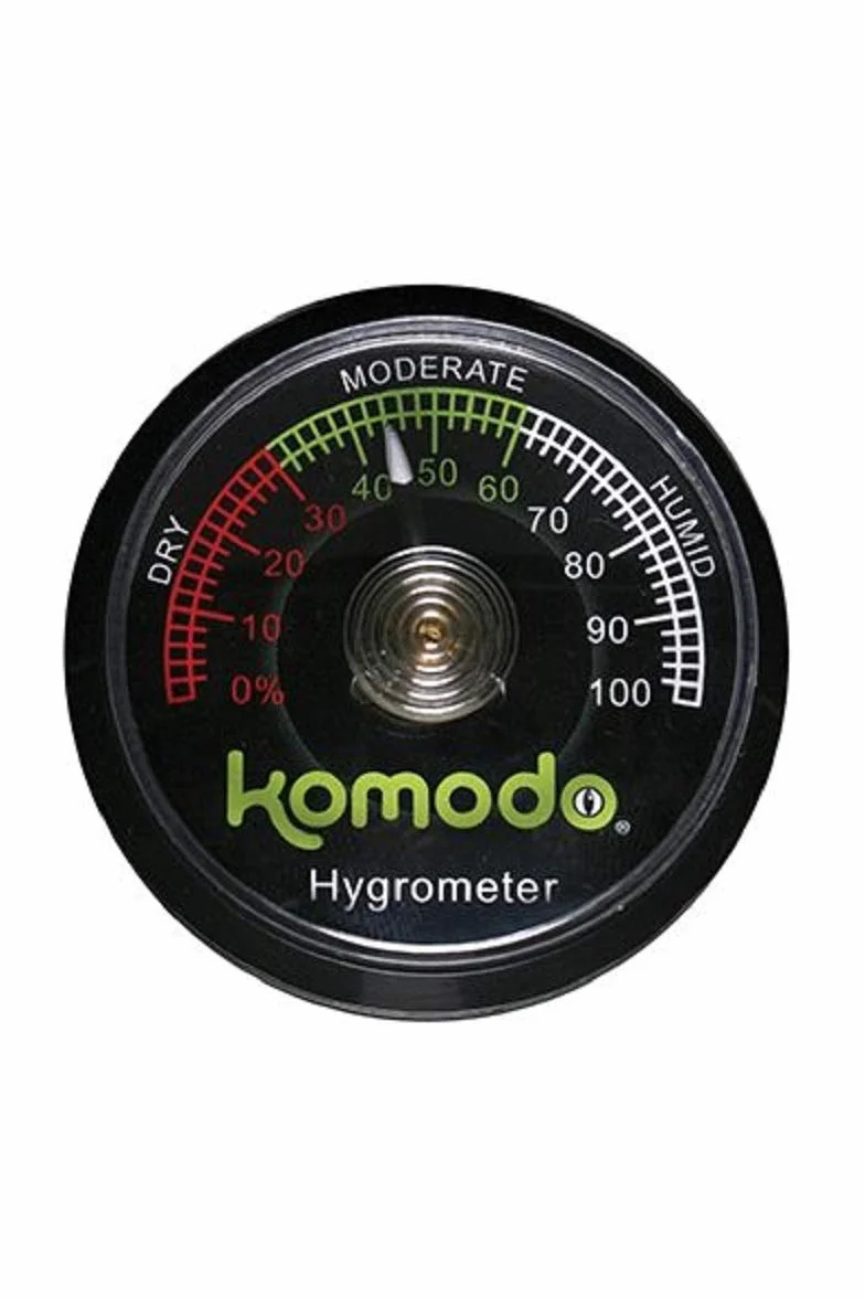 Komodo Humidity Gauge pour Reptile/Amphibien