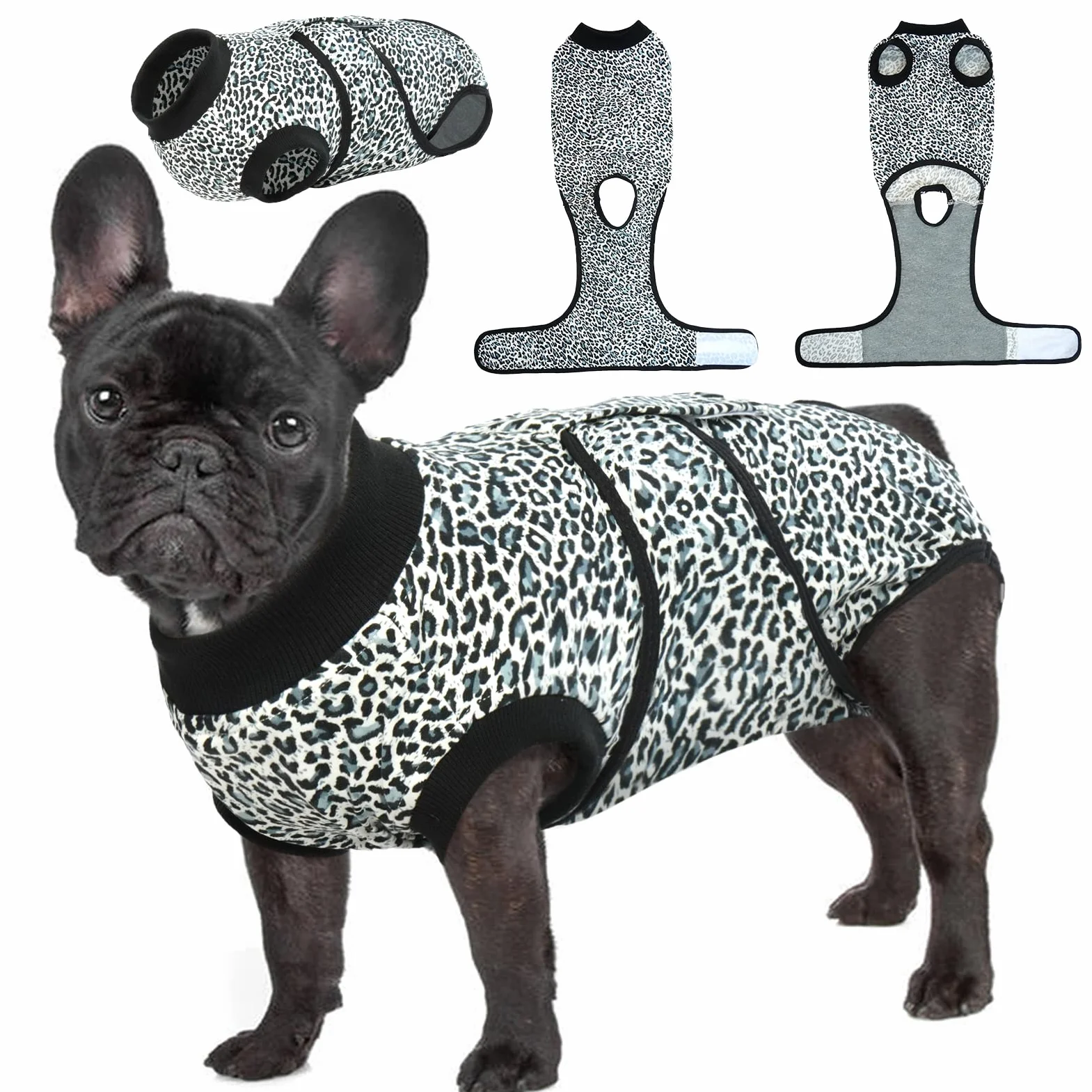 Kusser Body antiléchage chien opération respirant chien mâle alternative collier élisabéthain