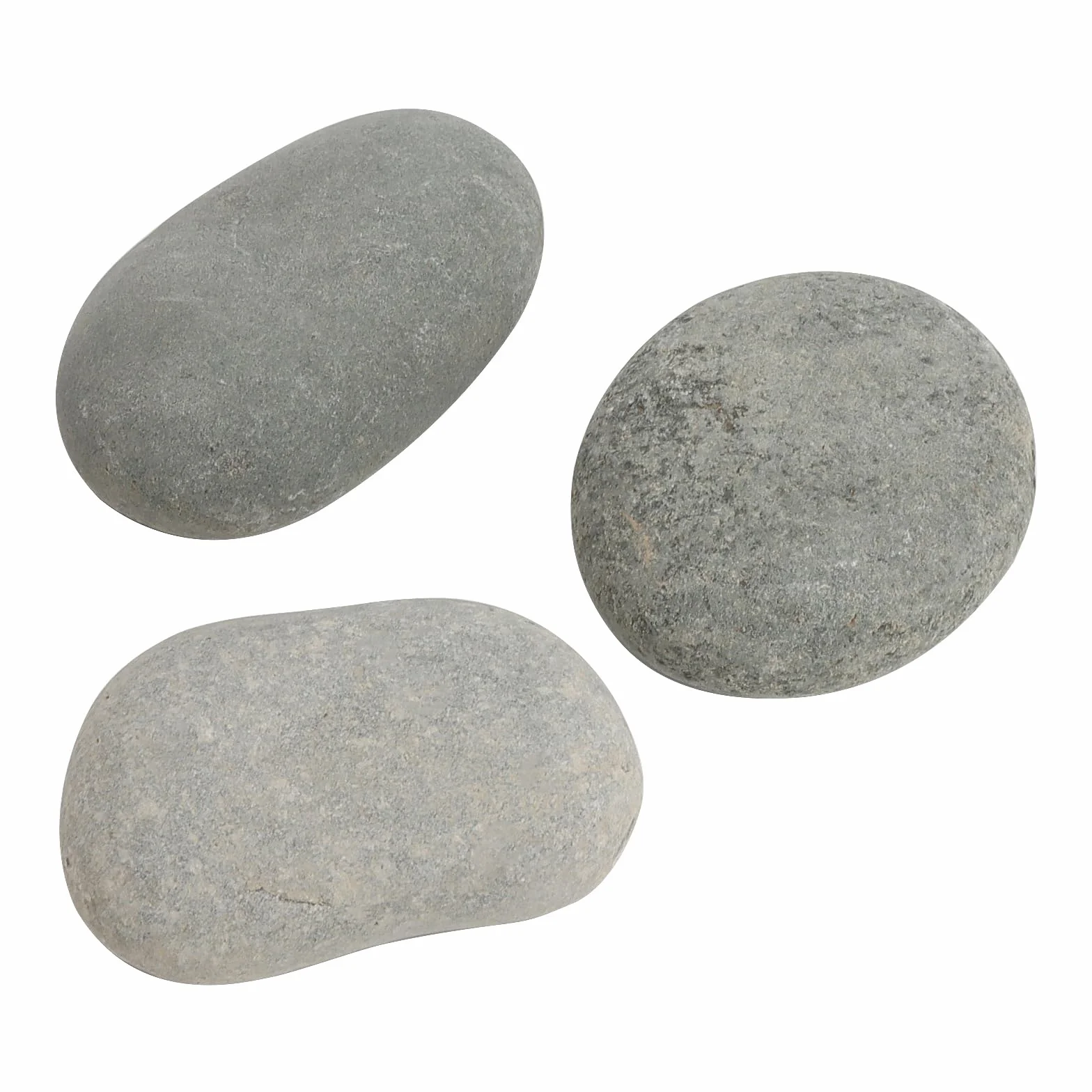 Lot 20 Grands Galets Peinture 7-10 cm Gris - Pierres Lisses Loisirs Créatifs