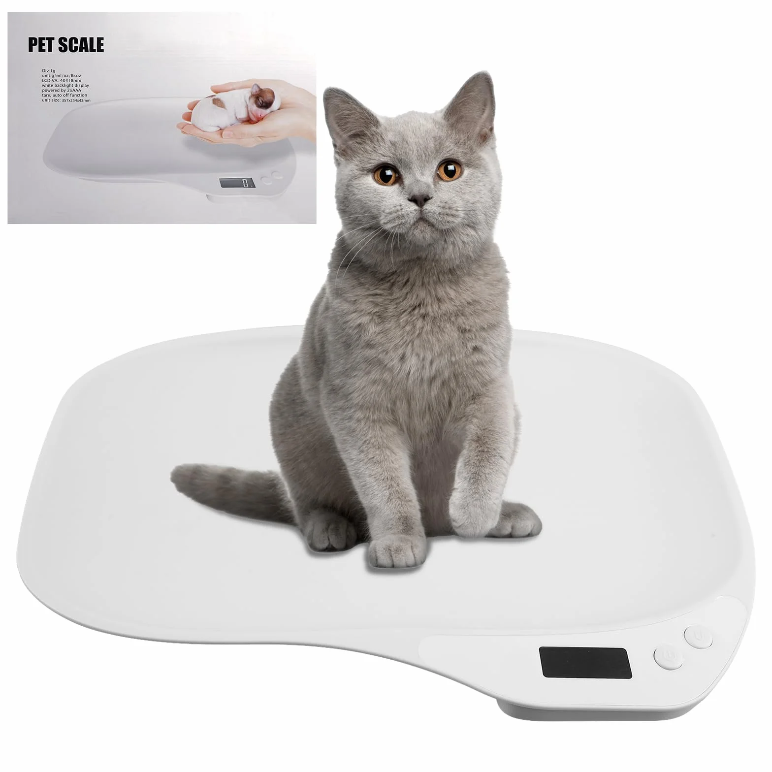 BORDEAG Balance pour Animaux et Pèse-Personne Numérique