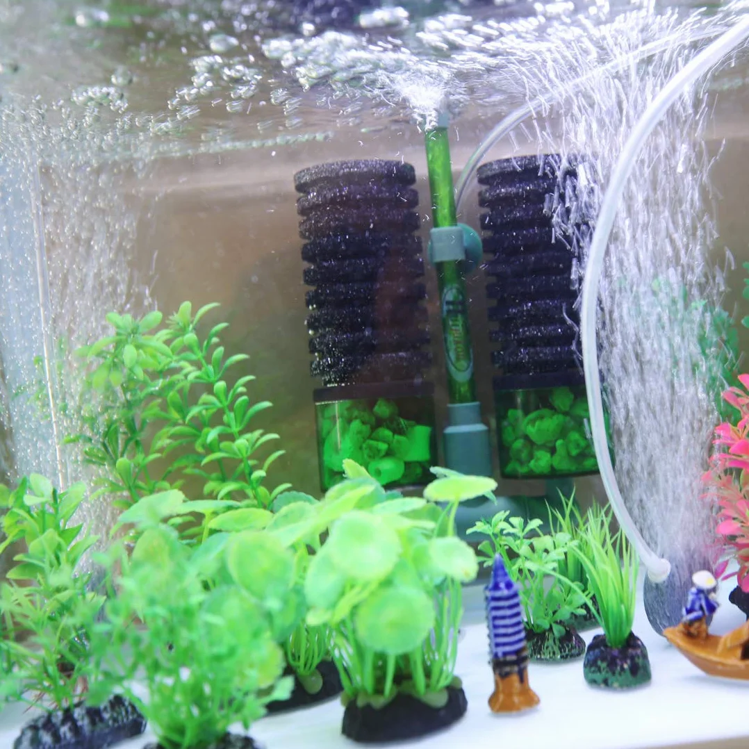 Huijukon Filtre Exhausteur Aquarium 30-250L