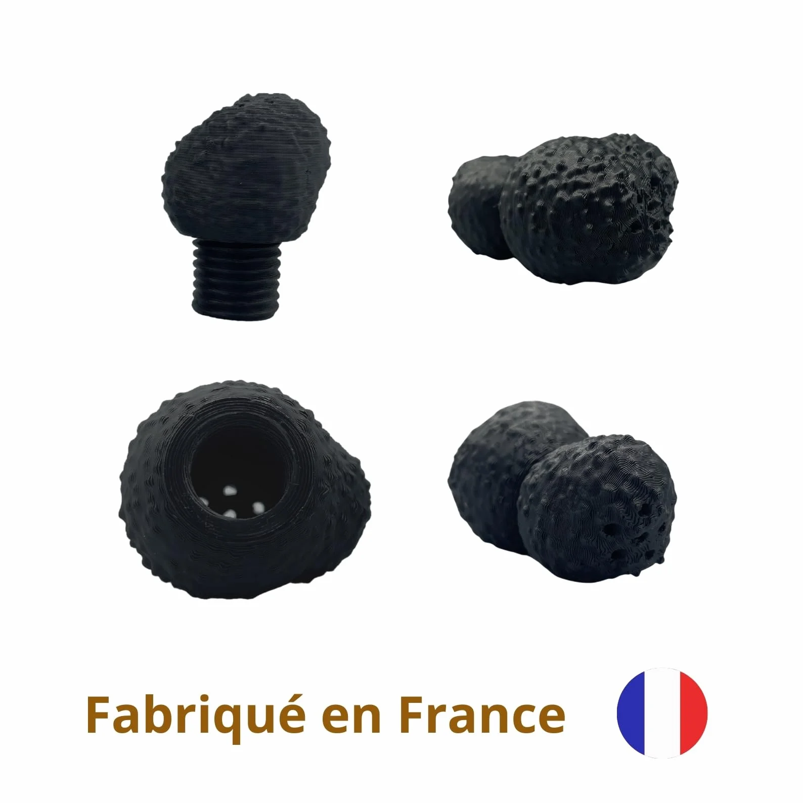 Réplique de Truffe en Plastique Kit Dressage Chien Truffier Compatible Huiles Essentielles Taille Moyenne à Grande