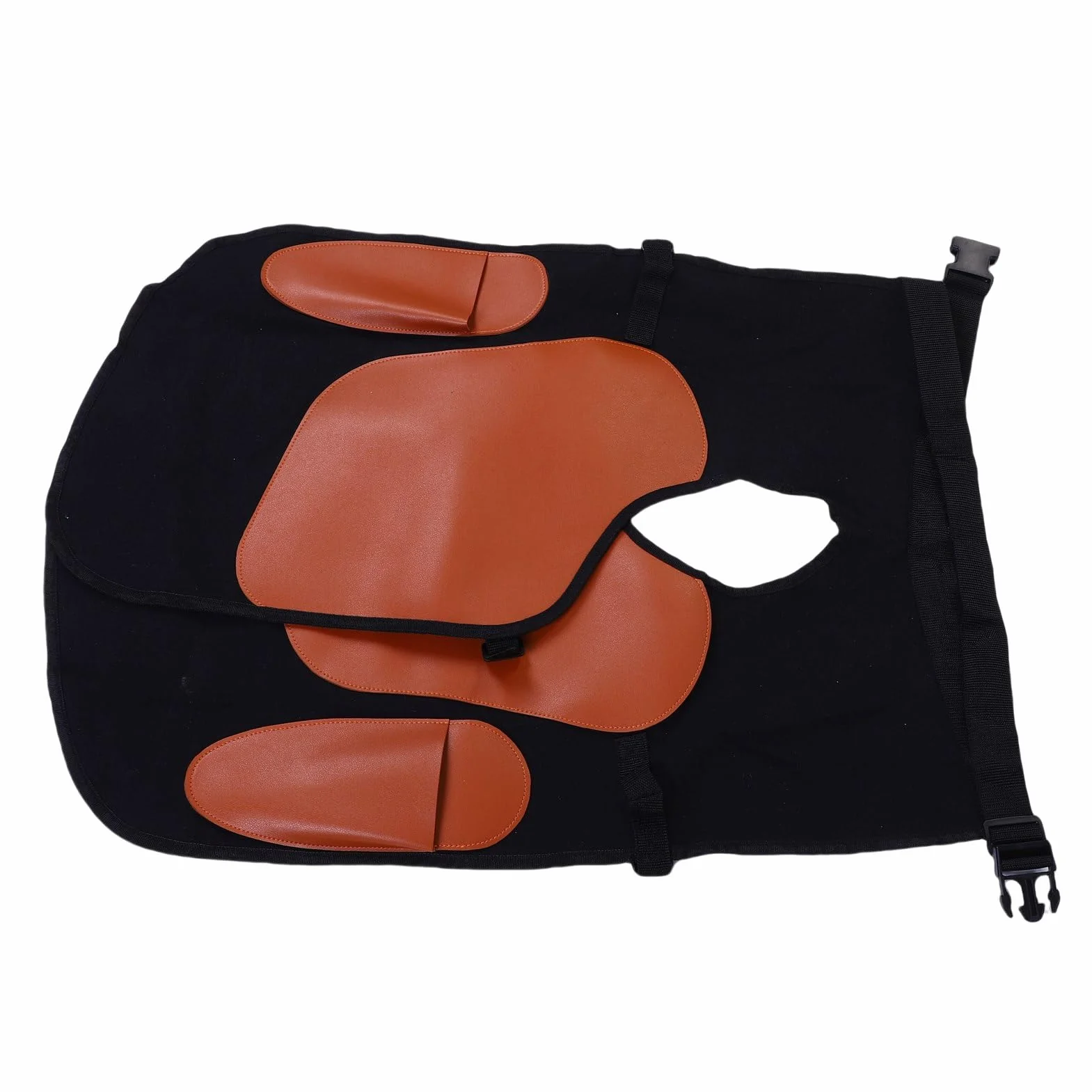 Naroote Tablier de Maréchal-ferrant Réglable avec Aimant Puissant, Rangement D'outils pour Ferrer Les Chevaux, Tablier de Maréchal-ferrant en Toile Noire pour Maréchaux-ferrants, 55,0 X 26,0 Pouces