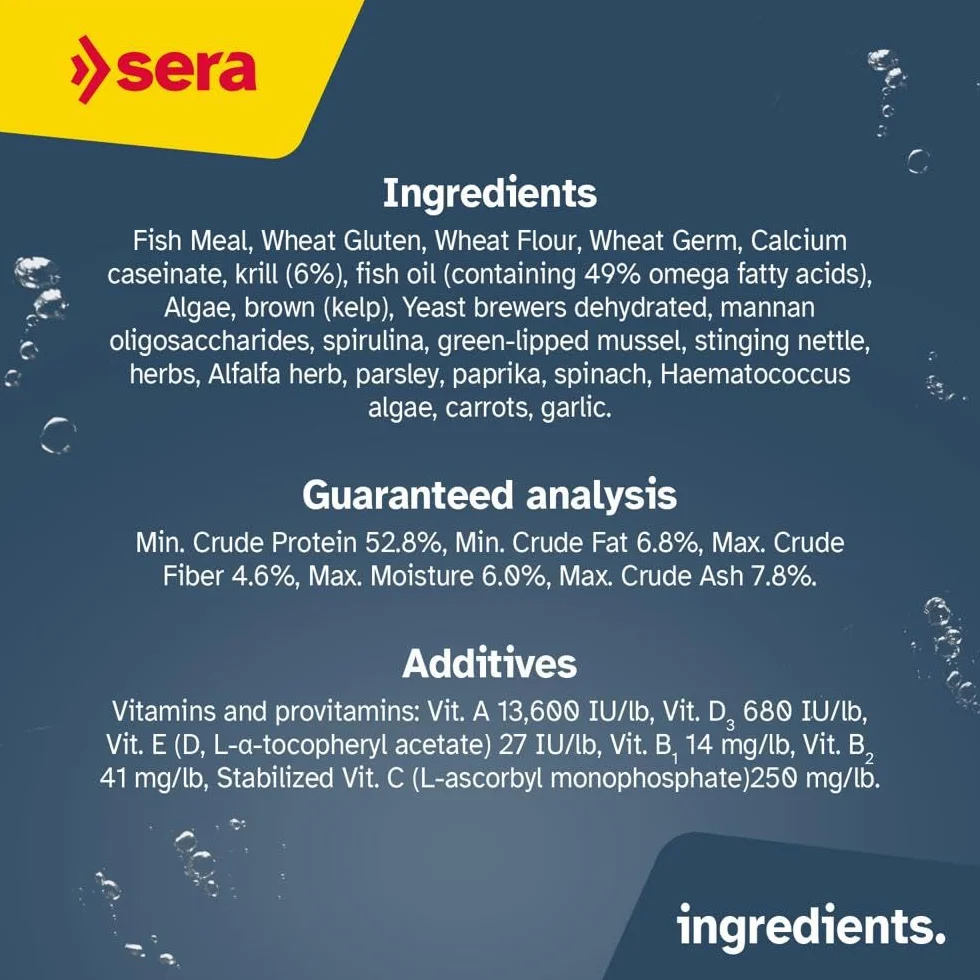 Sera Nourriture pour Aquariophilie Marin Granulat 250 ML