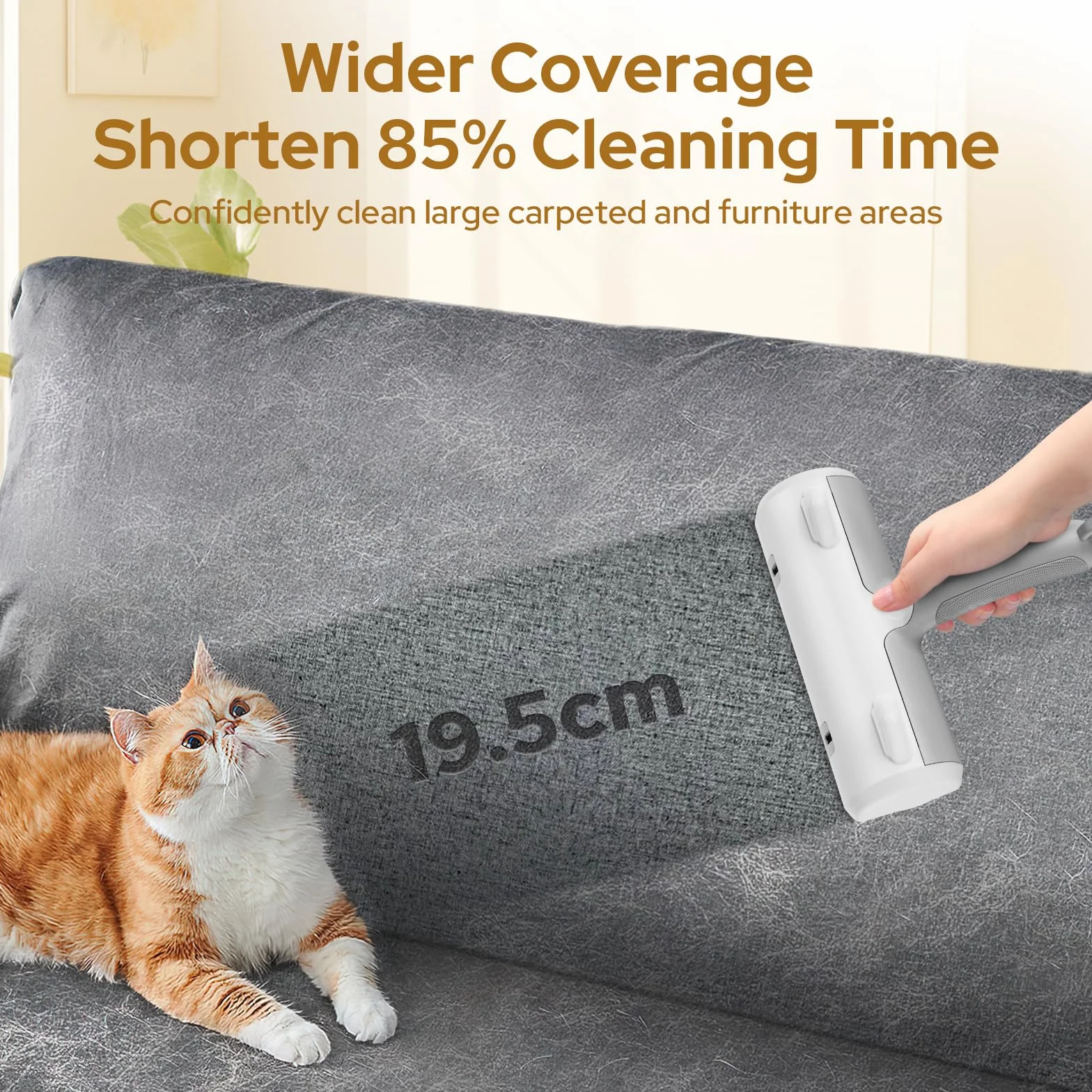 Zivacate Brosse Anti Poils Animaux Chat Chien, Rouleau à Poils d'animaux, Épilateur vêtements canapé Voiture lit Tapis