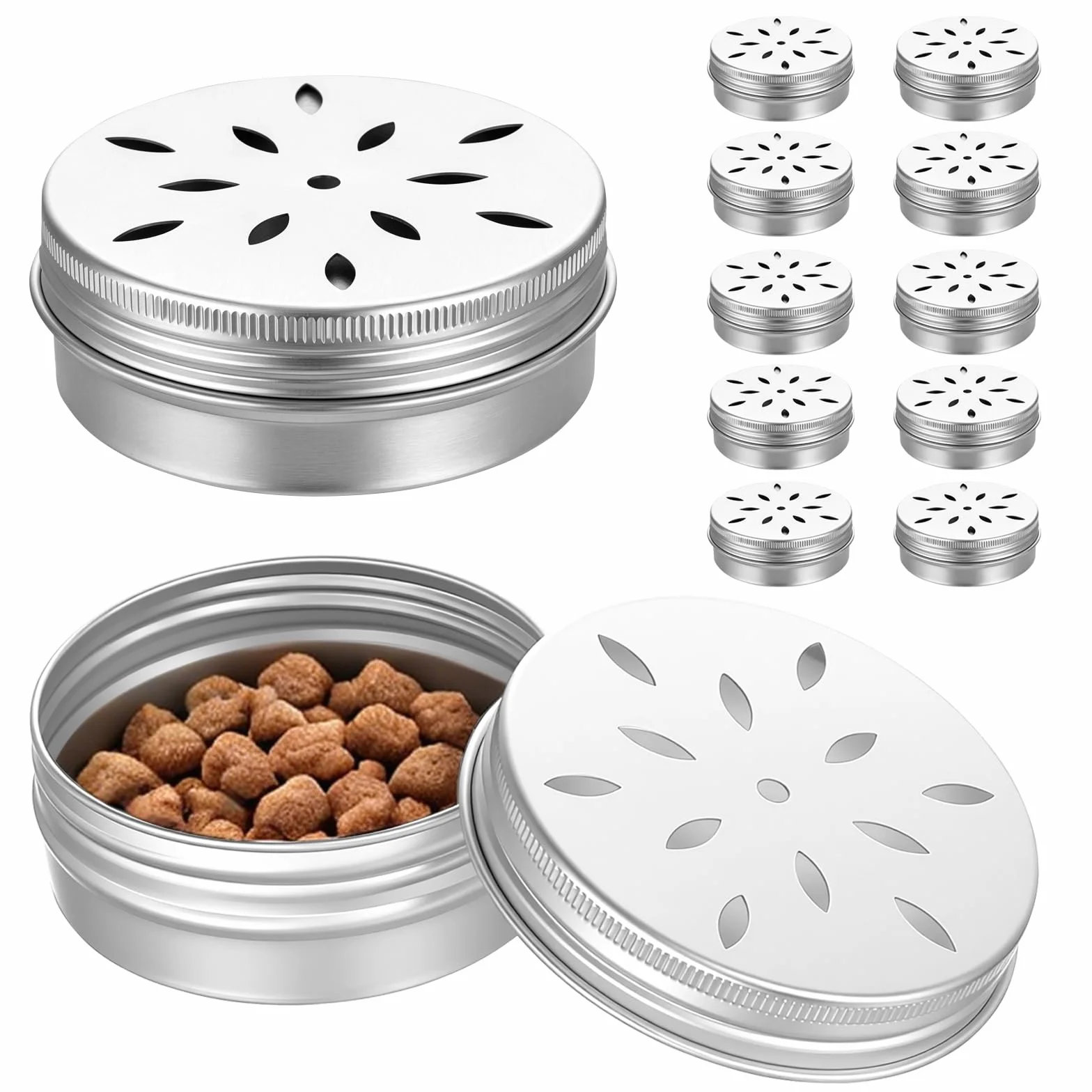 Récipients à Odeur 60 ML pour Chiens de Détection, Boîte d'Entraînement Olfactif, Accessoires de Dressage Canin