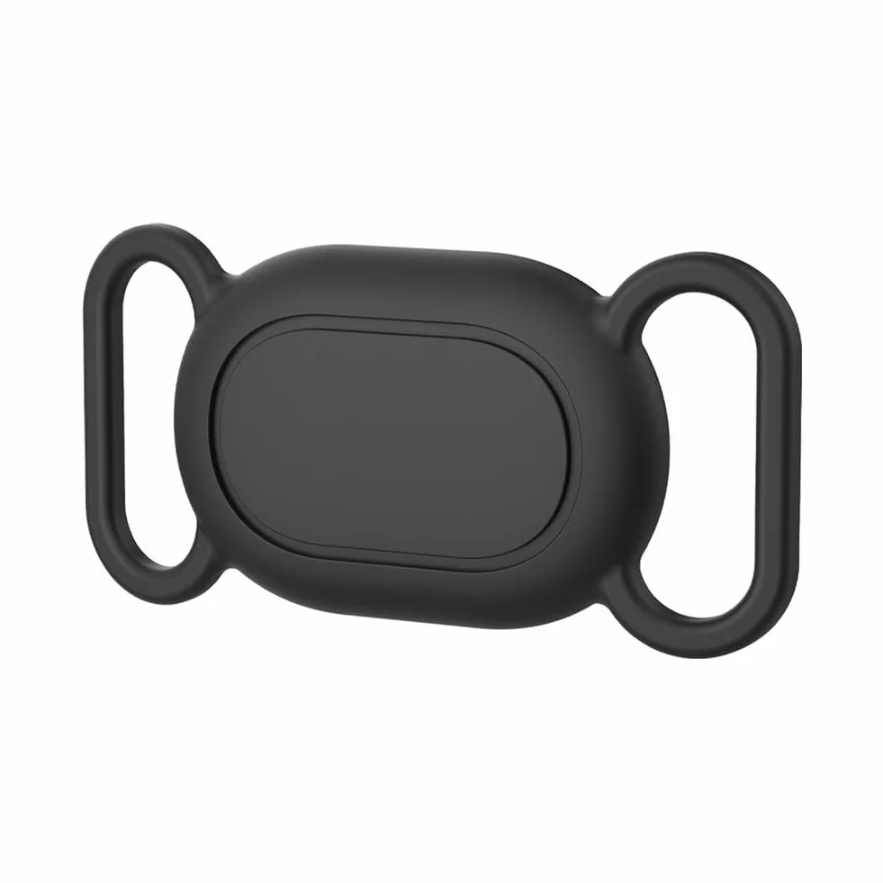Pour Xiaomi Smart Tag, positionnement animal de compagnie, coque en silicone étanche pour chat, anti-perte, résistante aux rayures, accessoire de protection pour Xiaomi (noir)