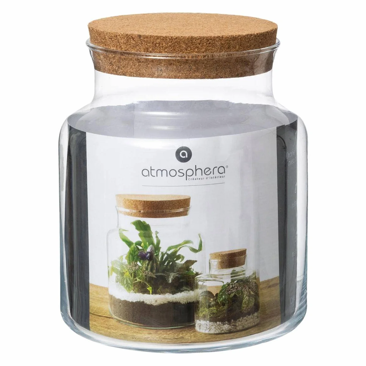 Atmosphera Terrarium Verre H21 cm