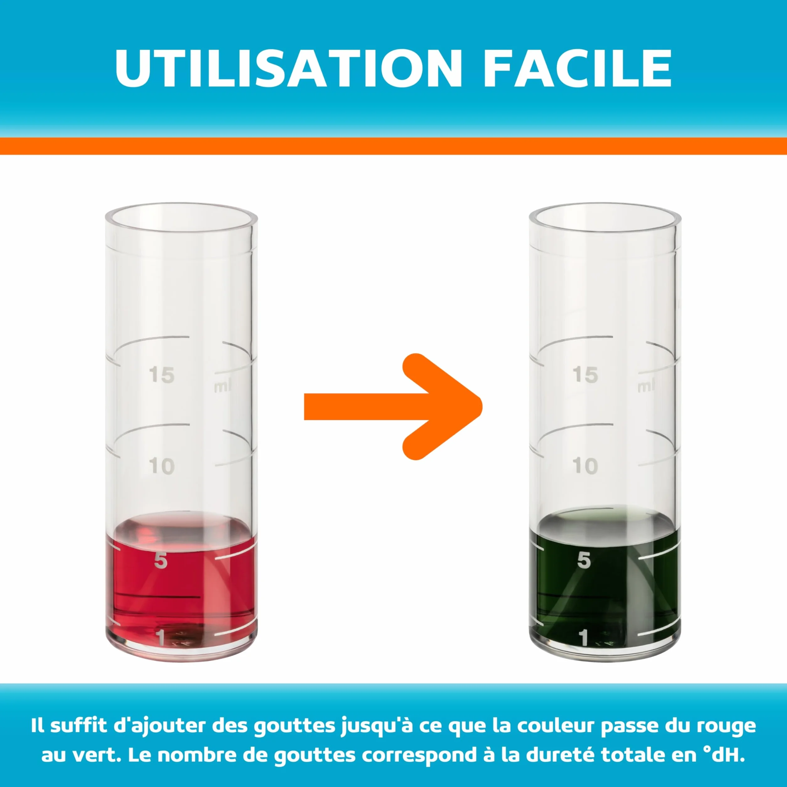 Testeur dureté eau Measury 30 ML 550 tests