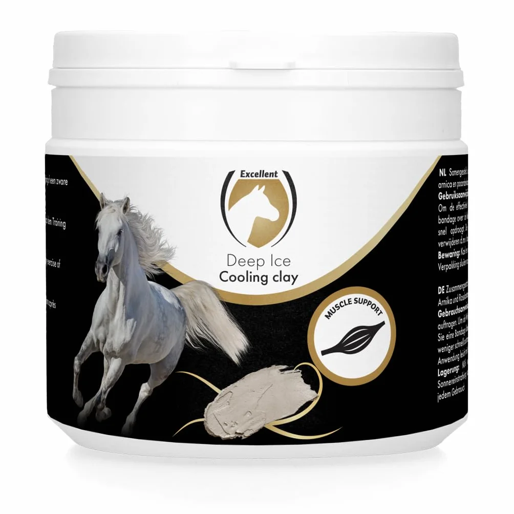Holland Animal Care Excellent Horse Argile de refroidissement profond pour chevaux 500 g