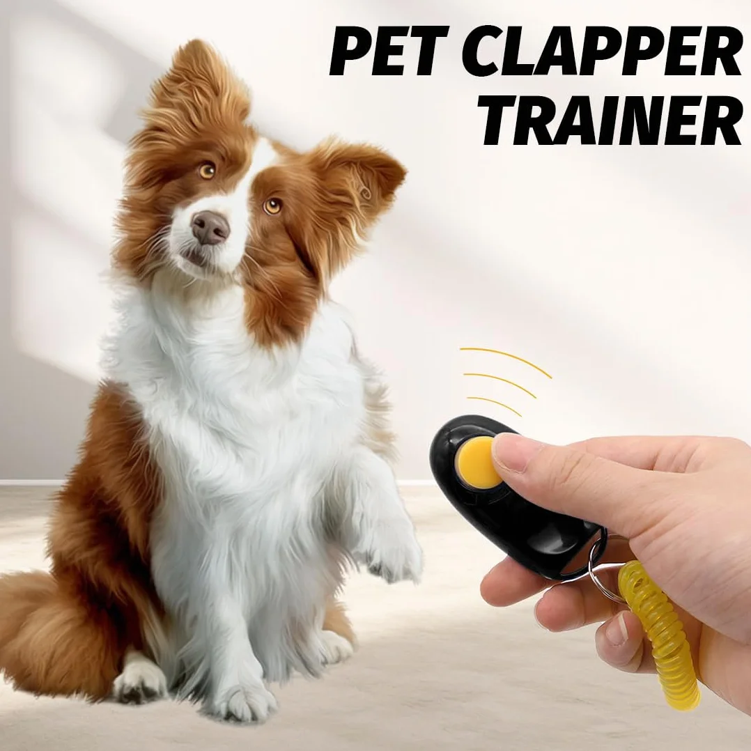 Sifflet Ultrason Chien Anti Aboiement Réglable avec Cliqueur et Cordon