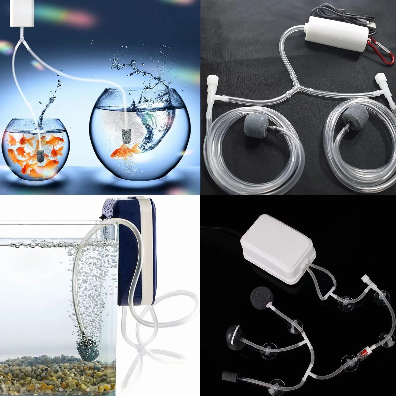 Aquarium Air Valve Connectors 20 Pcs Y T L I Tube Fittings Transparent Plastic