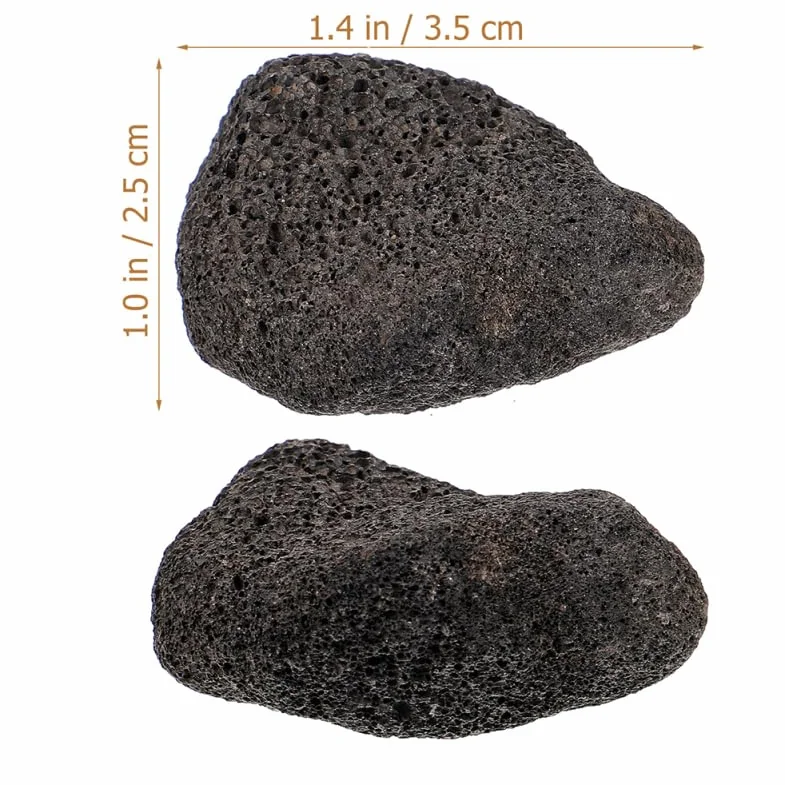 VOSAREA Pierre De Lave Noire pour Aquarium, Pierres Volcaniques Naturelles pour Aménagement Paysager Et Plantes, Roches Décoratives pour Jardin – Grand De Roches