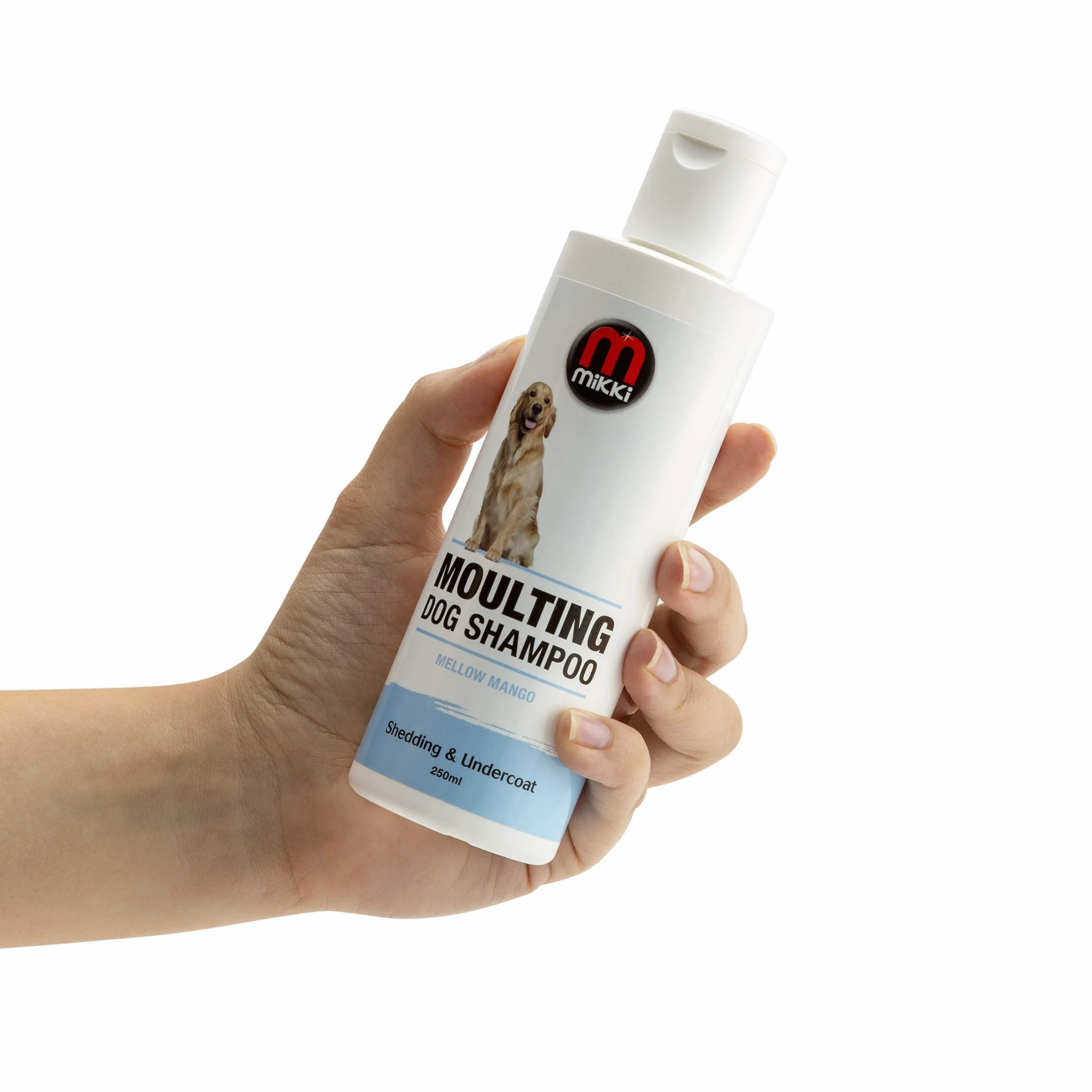 Mikki Shampooing de Toilettage pour Chien Qui Mue Parfum Mangue Douce 250 ml