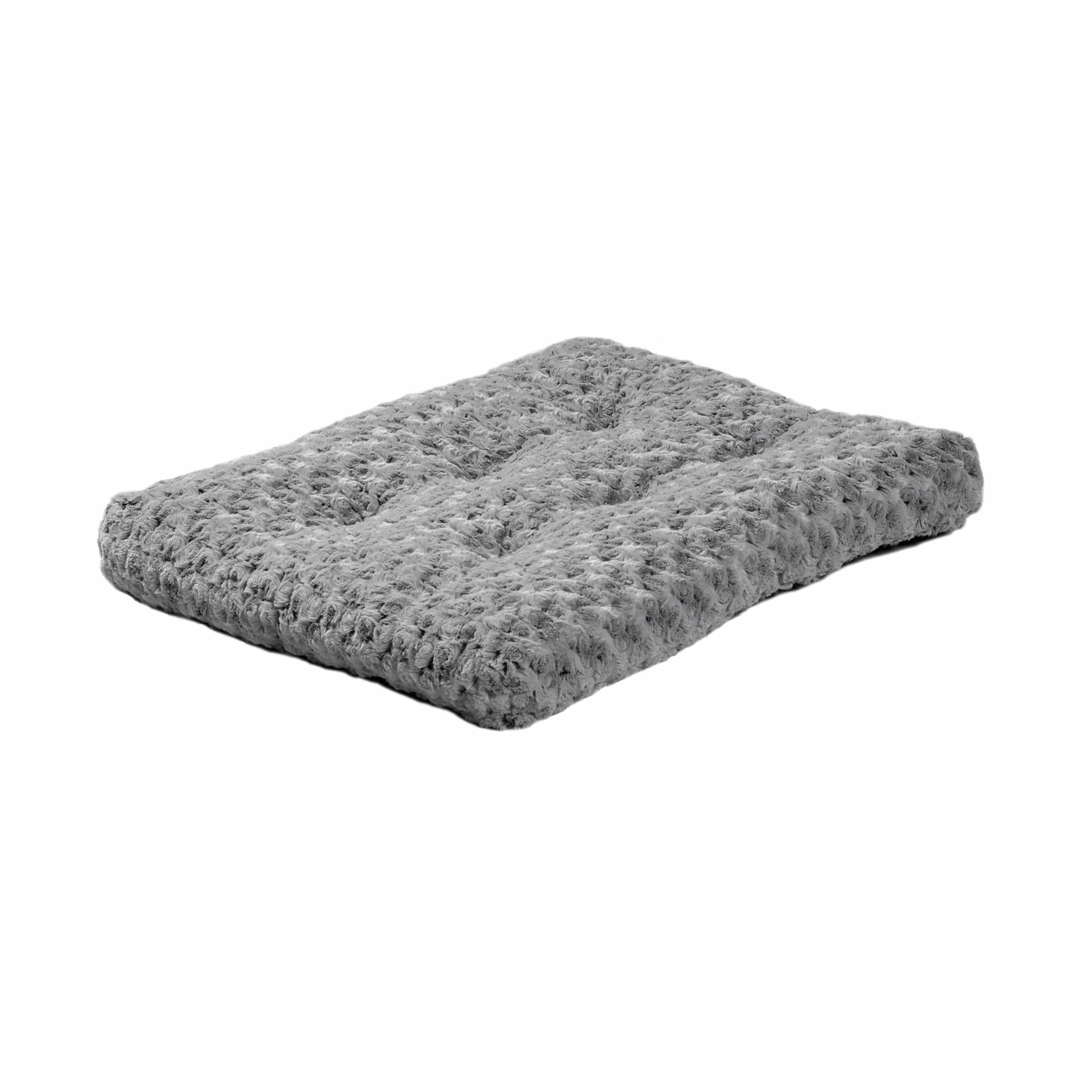 MidWest Homes for Pets Modèle 40624-SGB Lit en peluche 60,9 cm de long pour chiens/chats de race miniature ; motif ondulé ombré ; gris