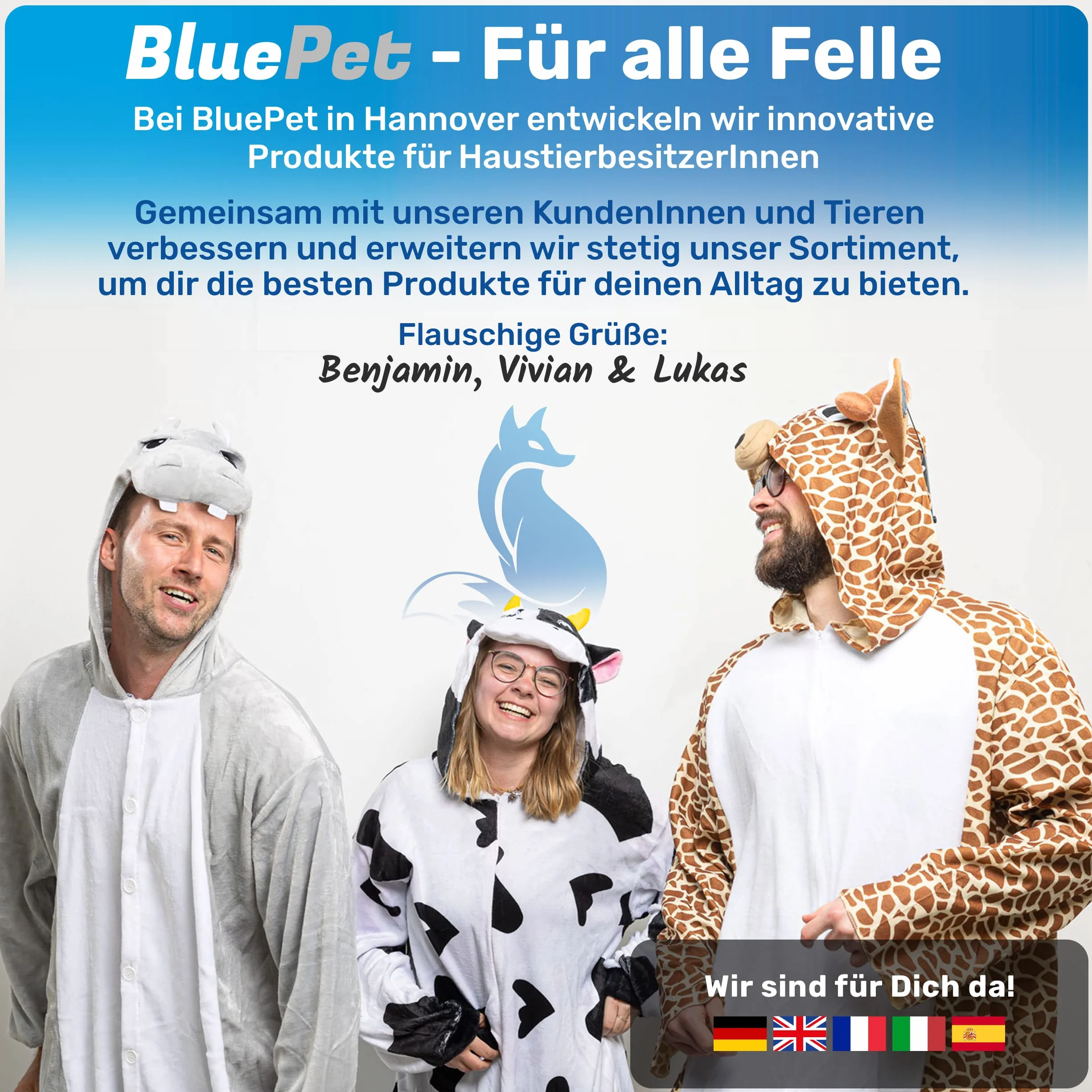 BluePet Baume Coussinet Chien, Creme Coussinet pour Pattes de Chien & Chat, Protection Neige & Chaleur, Cicatrisante & Antiseptique