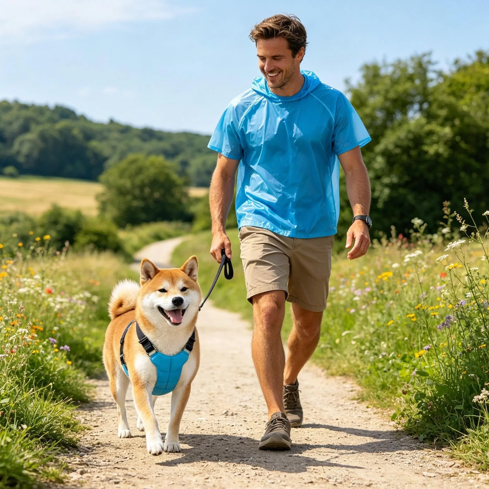 Gilet Rafraîchissant Pour Chien Veste Légère Anti-chaleur Canine Anti-surchauffe Été