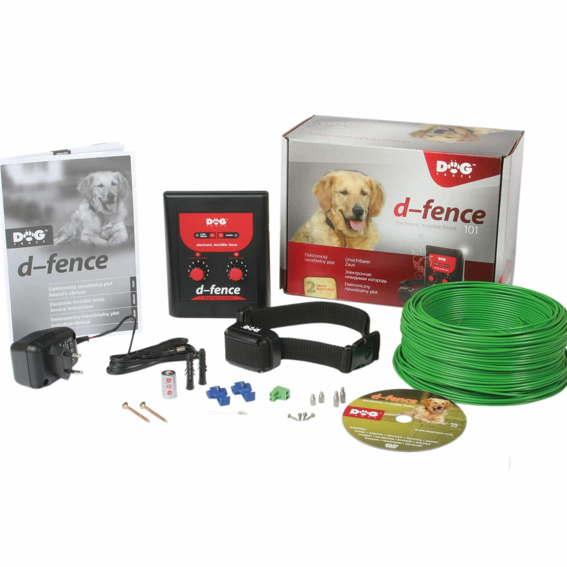 DOGtrace D-Fence 101 Clôture Invisible pour Chiens 600 m²