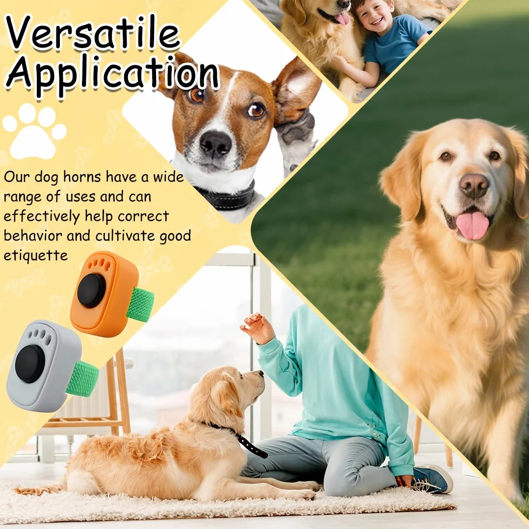 YAYNO 2 PCS Clicker Chien Dressage Multicolore Clickers de Dressage pour Animaux de Compagnie Accessoire Pratique pour l’Entraînement Canin pour Chien Chat Cheval