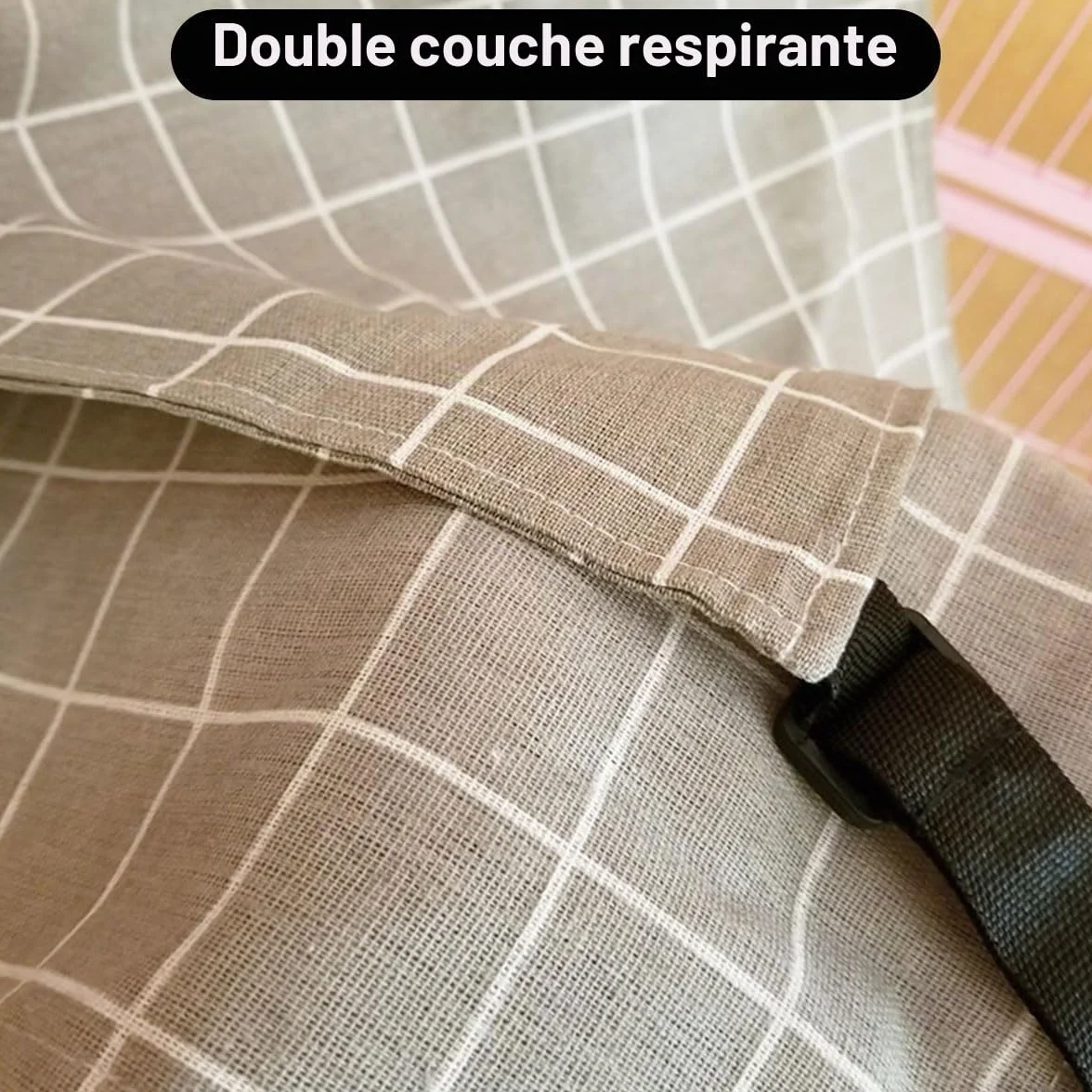 Hamac pour chat, cage pour animaux de compagnie, bretelles réglables, convient aux animaux pesant jusqu'à 9 kg (57 x 47 cm)