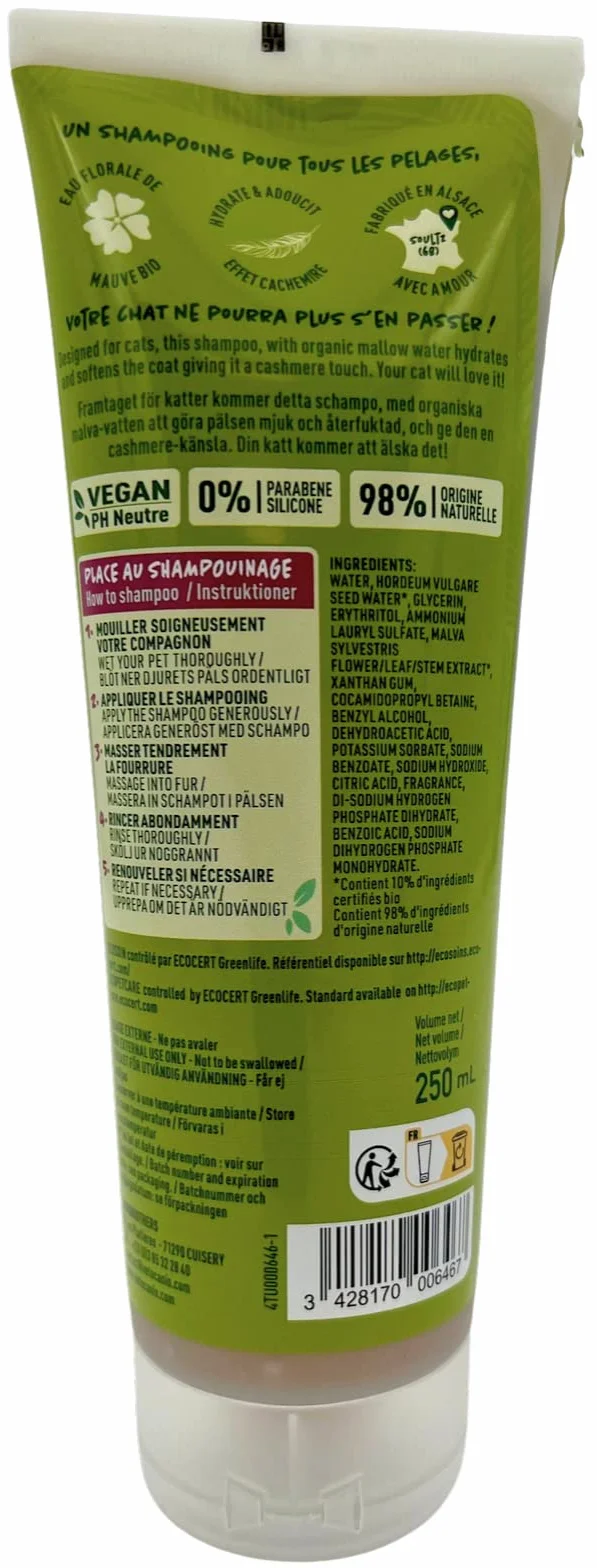 VETOCANIS Ô Naturel Shampoing Chat Vegan 250 ML