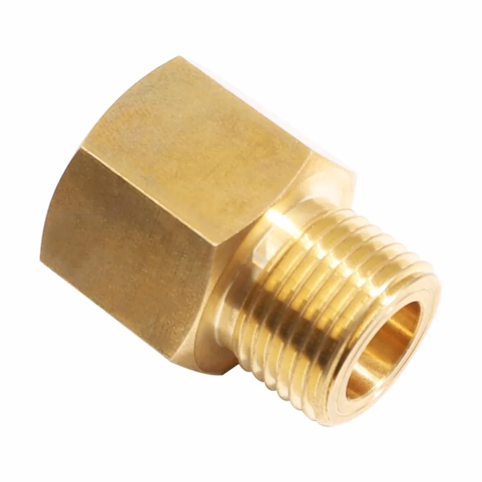 Adaptateur Convertisseur Réservoir Cylindre CO2 W21.8-14 Laiton Couleur Cuivre avec Valve RPV pour Aquarium Fish Tank