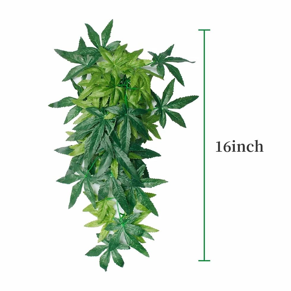 Plantes d'aquarium artificielles 40cm Faux Plastique Décor pour Fish Tank