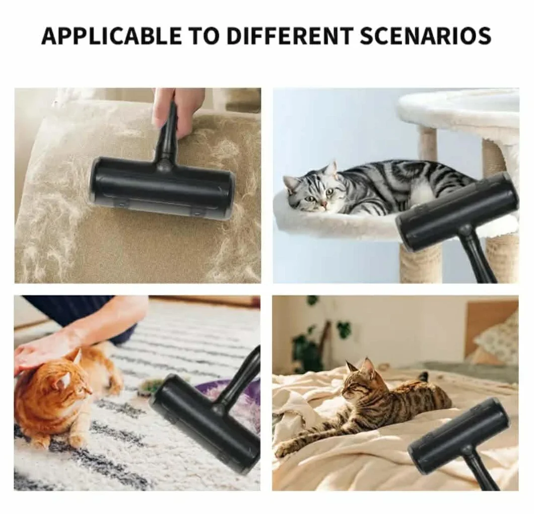 Brosse Anti Poils Animaux pour Chat Chien, Enlève Poils sur Canapé Tapis Vêtements Sièges Voiture Réutilisable