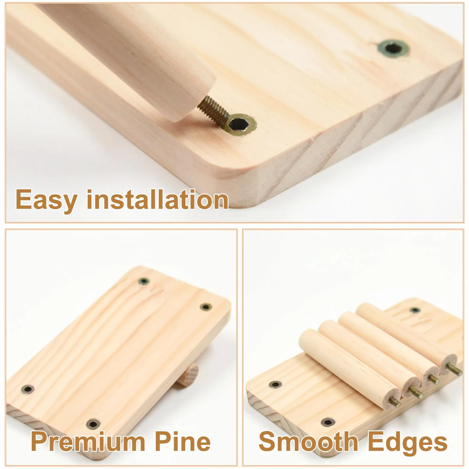 2 PièCes Plateforme pour Hamster - Plateforme d'escalade pour Hamster - comme DéCoration pour La Cage de Votre Animal,Adapté à La Plupart des Cages,Adapté Aux Hamsters,HéRissons