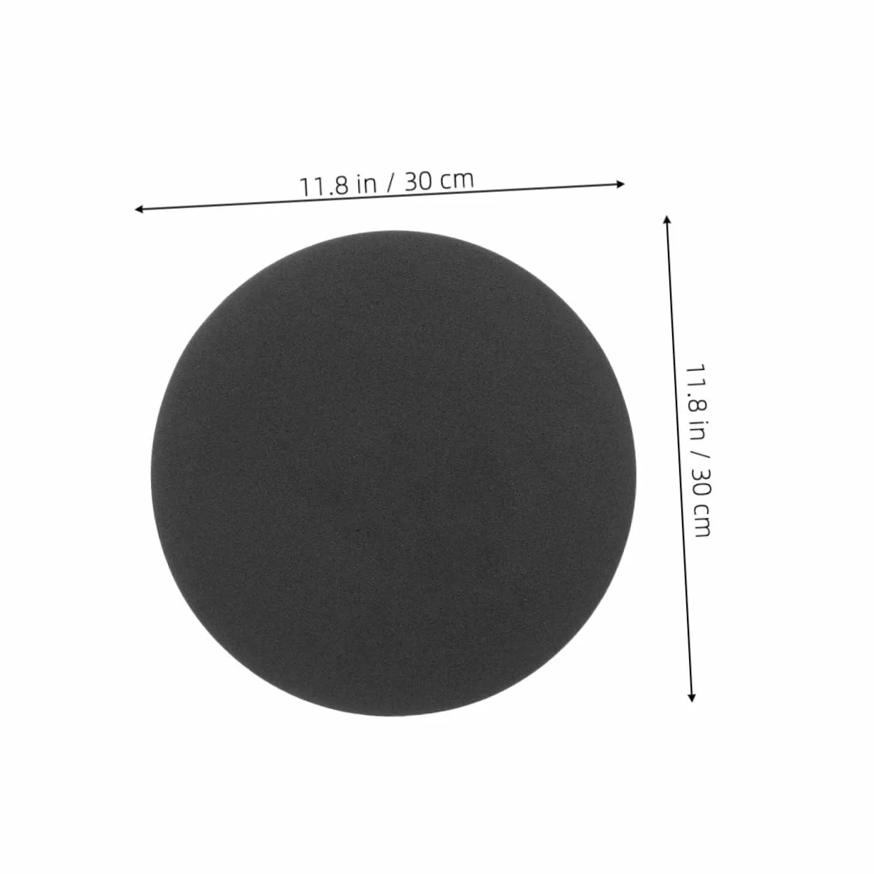 Coussin Antichoc pour Aquarium Rond Tapis Étanche Fond de Bocal Amortisseur Support Stable